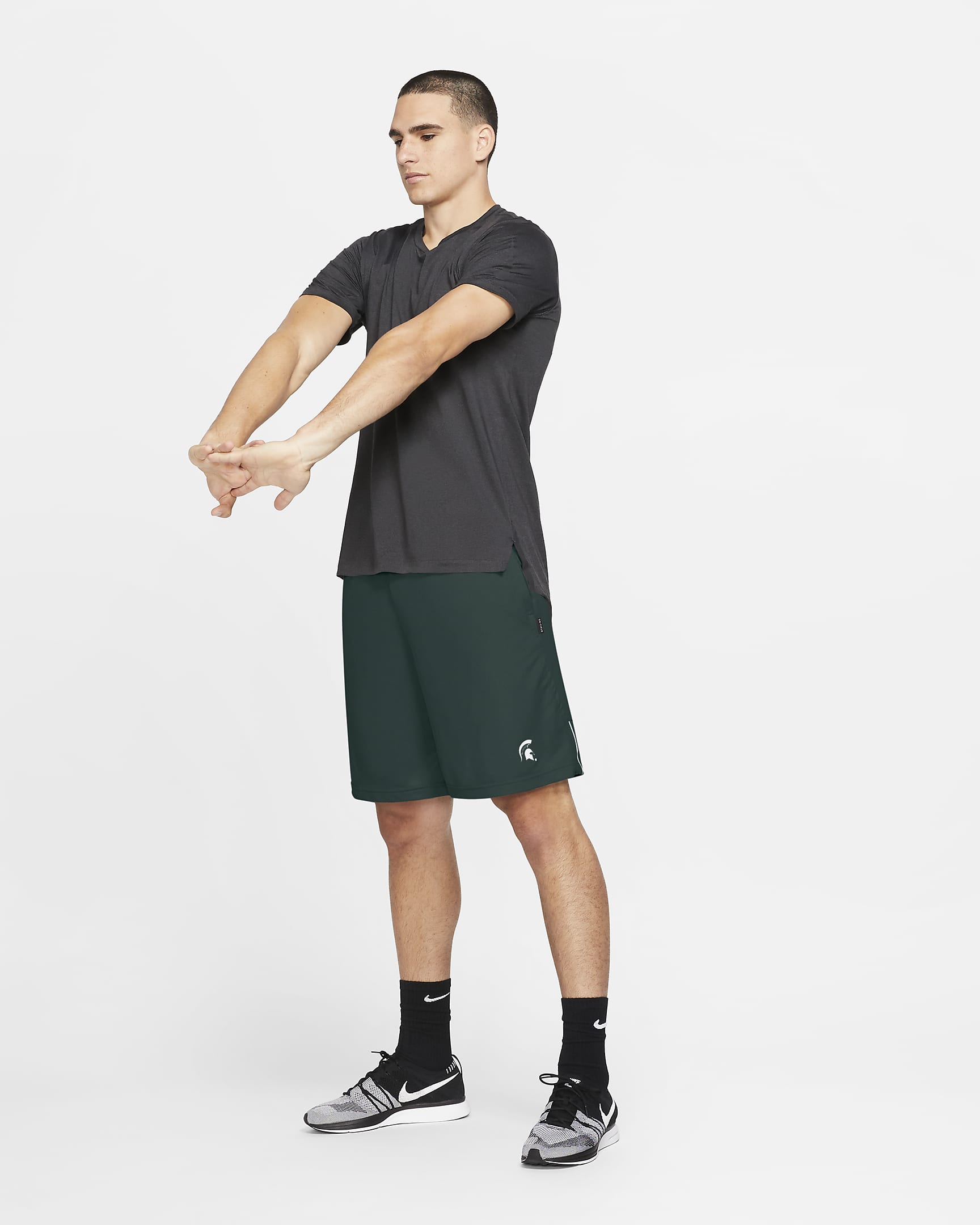 Nike College Dri-FIT Coach (Michigan State) Men's Shorts. Nike.com