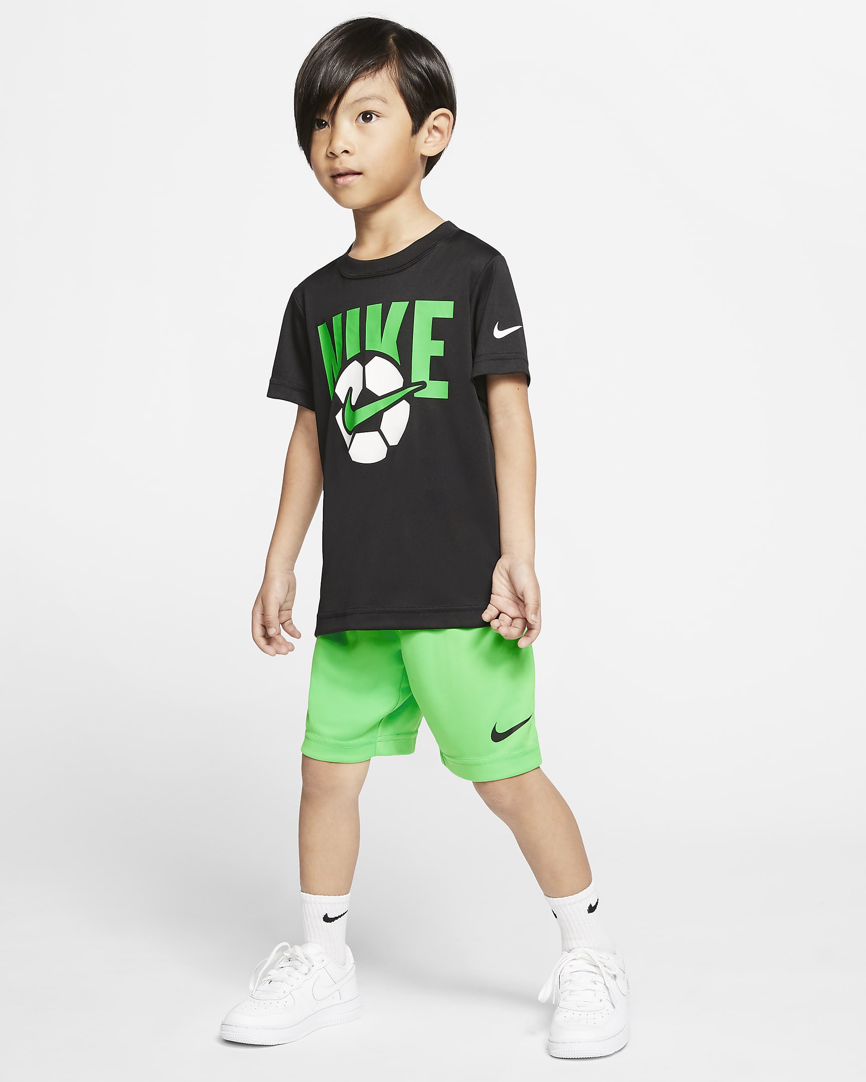 Nike Dri-FIT Little Kids' T-Shirt and Shorts Set. Nike.com