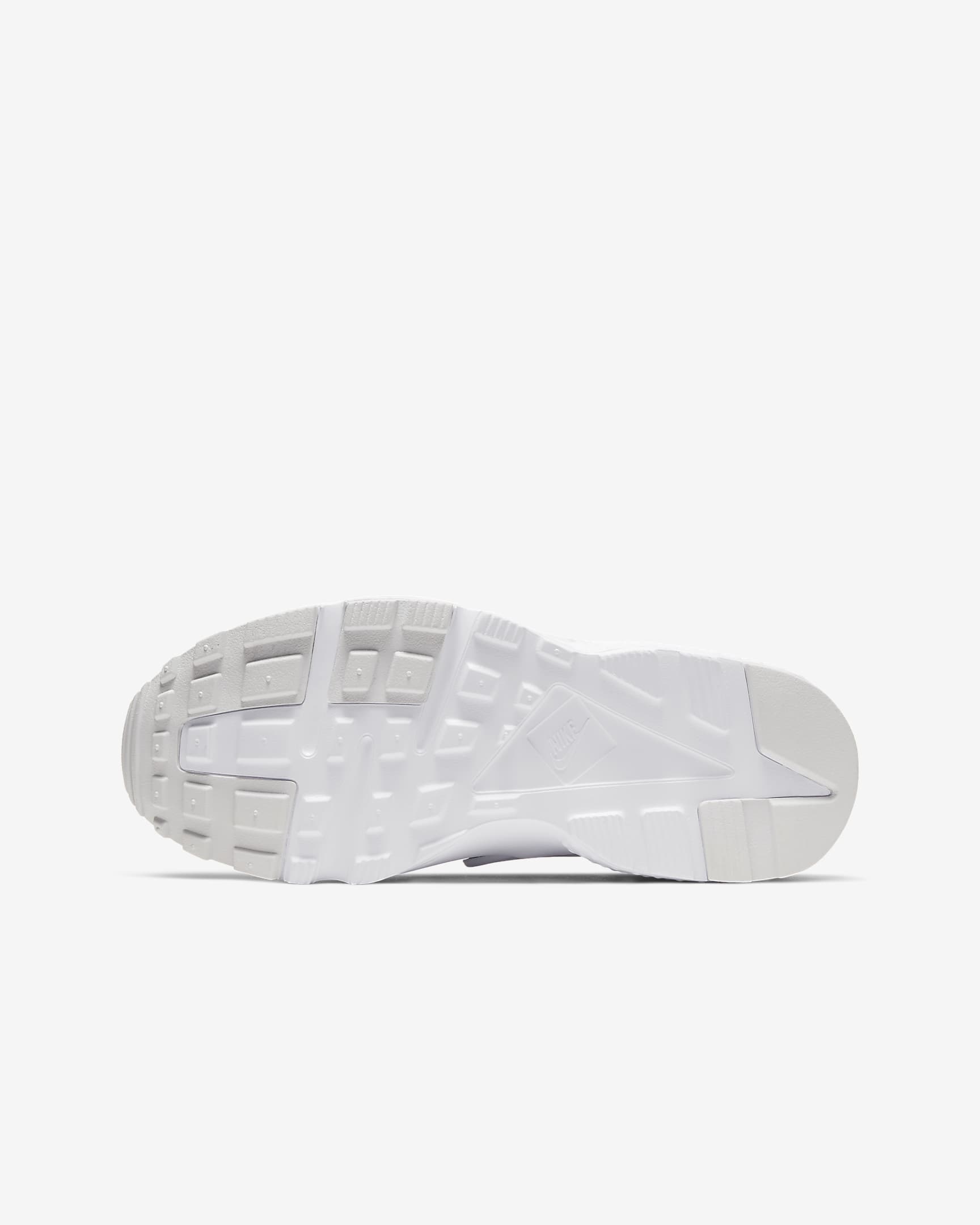 Nike Huarache Run Big Kids' Shoes - White/Pure Platinum/White