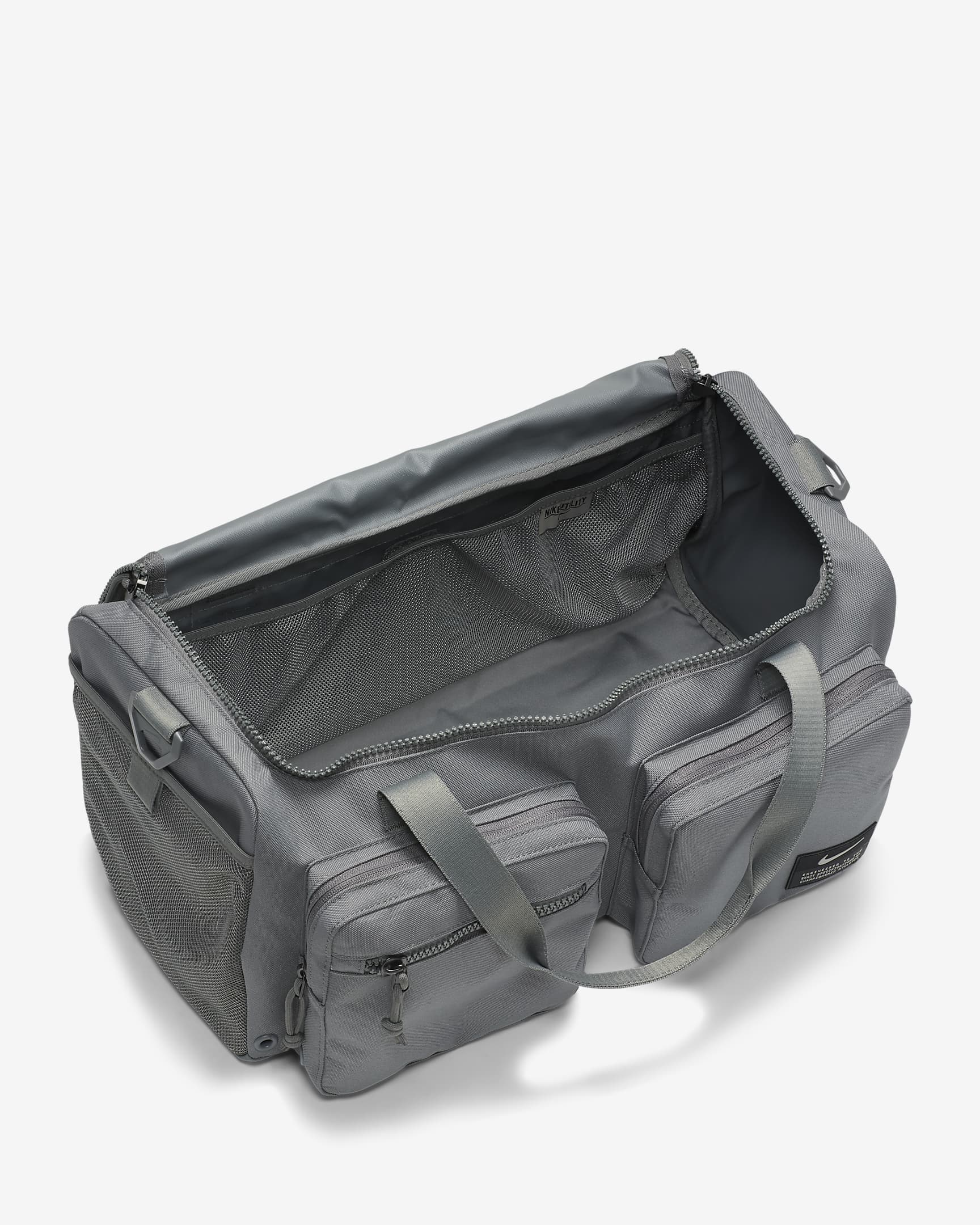 Nike Utility Power Training Duffel Bag (Small, 31L) - Iron Grey/Iron Grey/Enigma Stone