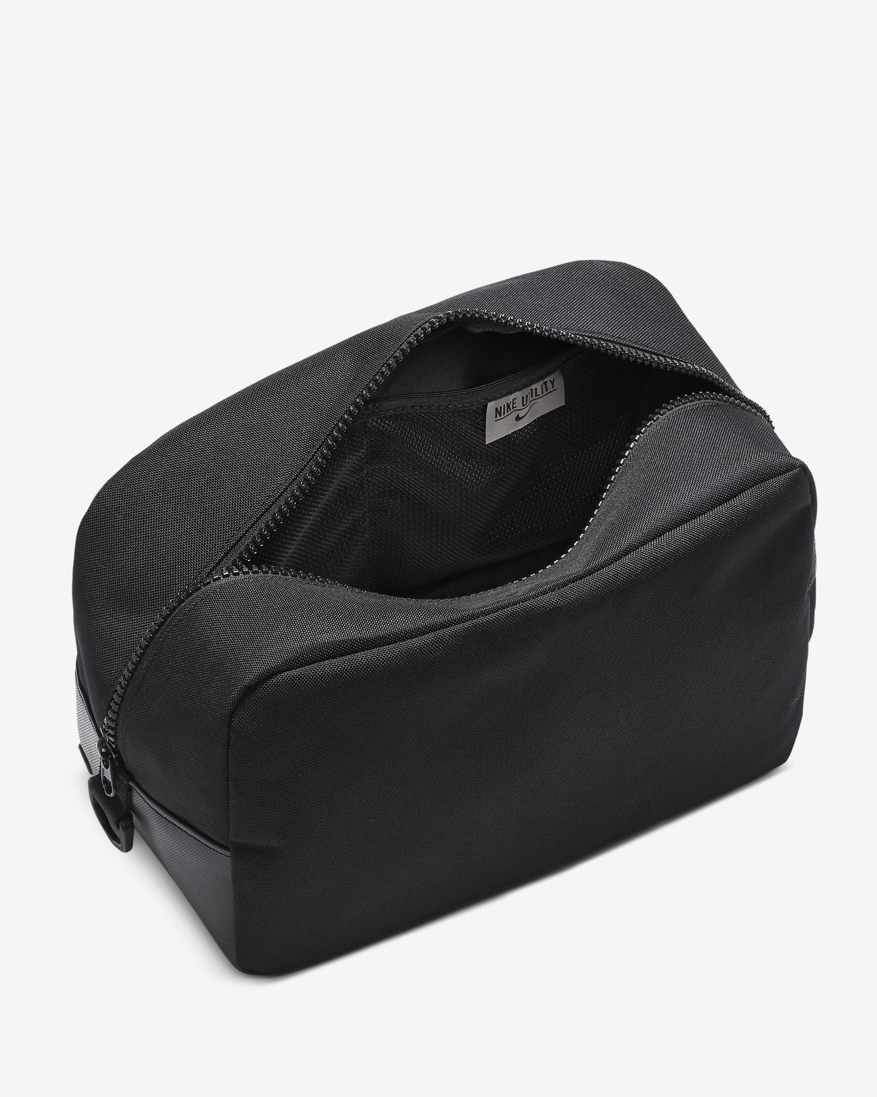 Bolsa para el calzado de entrenamiento Nike Utility (11L) - Negro/Negro/Piedra enigma