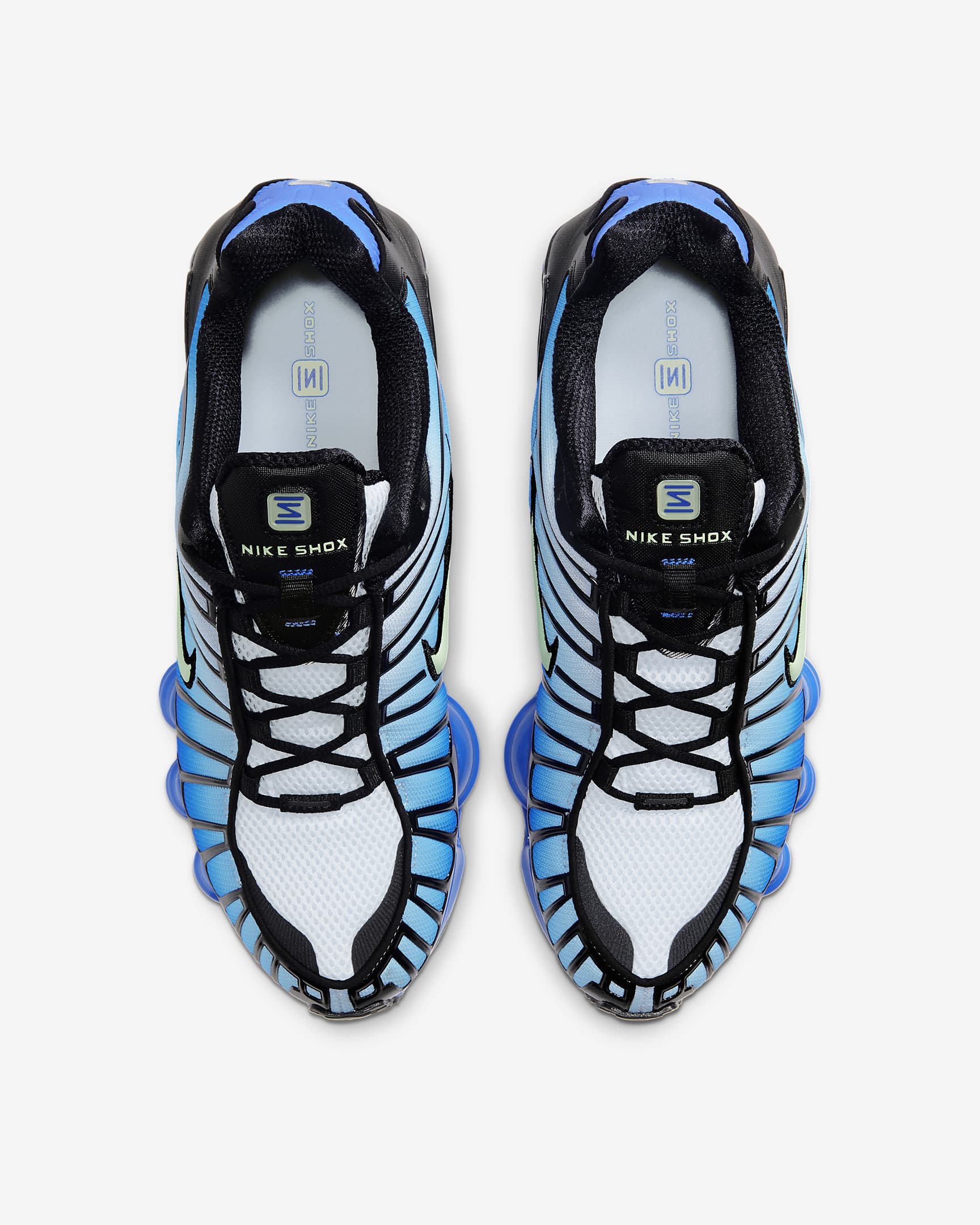 Ανδρικό παπούτσι Nike Shox TL - Μαύρο/Racer Blue/Vapor Green