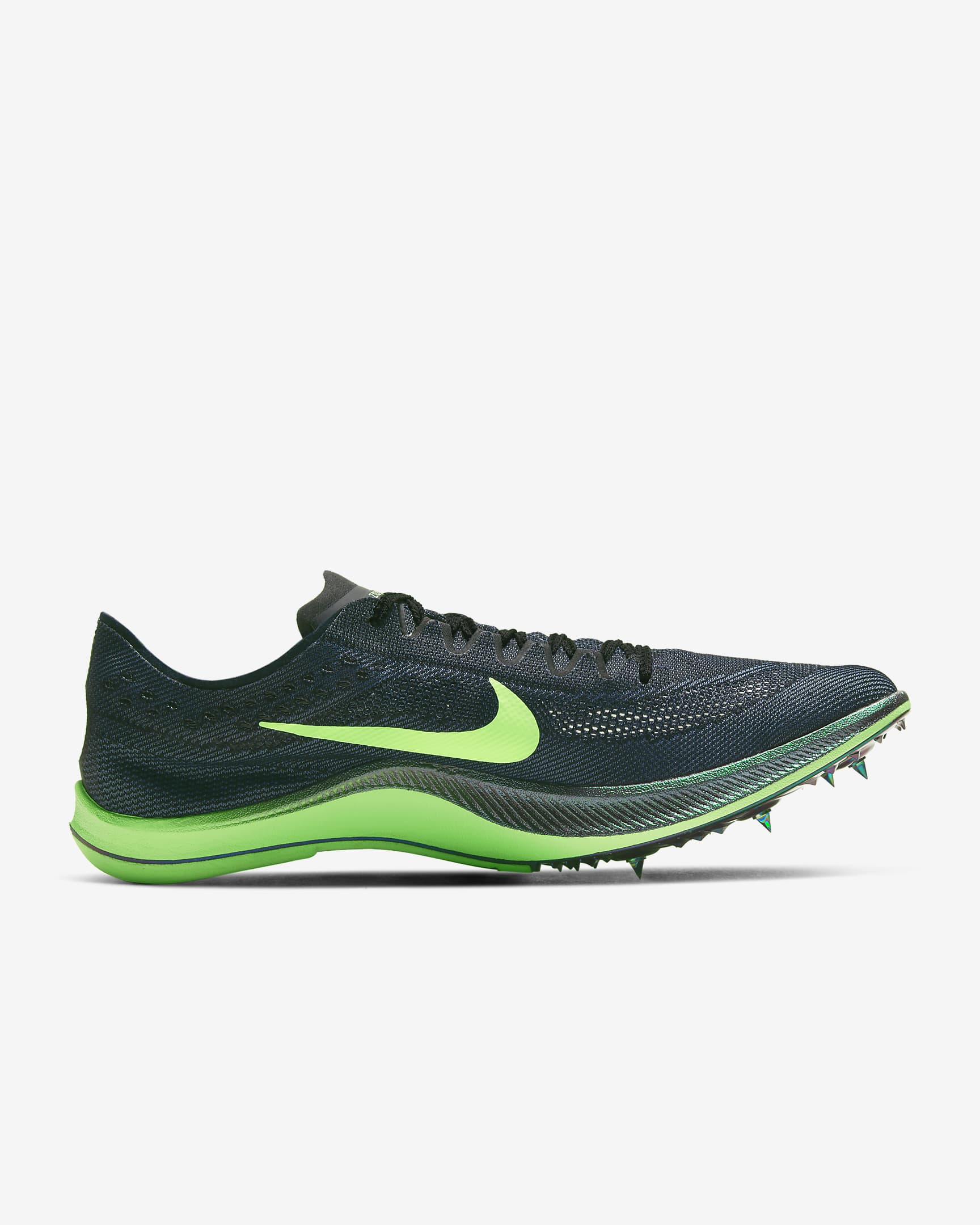 Nike ZoomX Dragonfly Athletics Distance Spikes - Black/Squadron Blue/Lime Blast