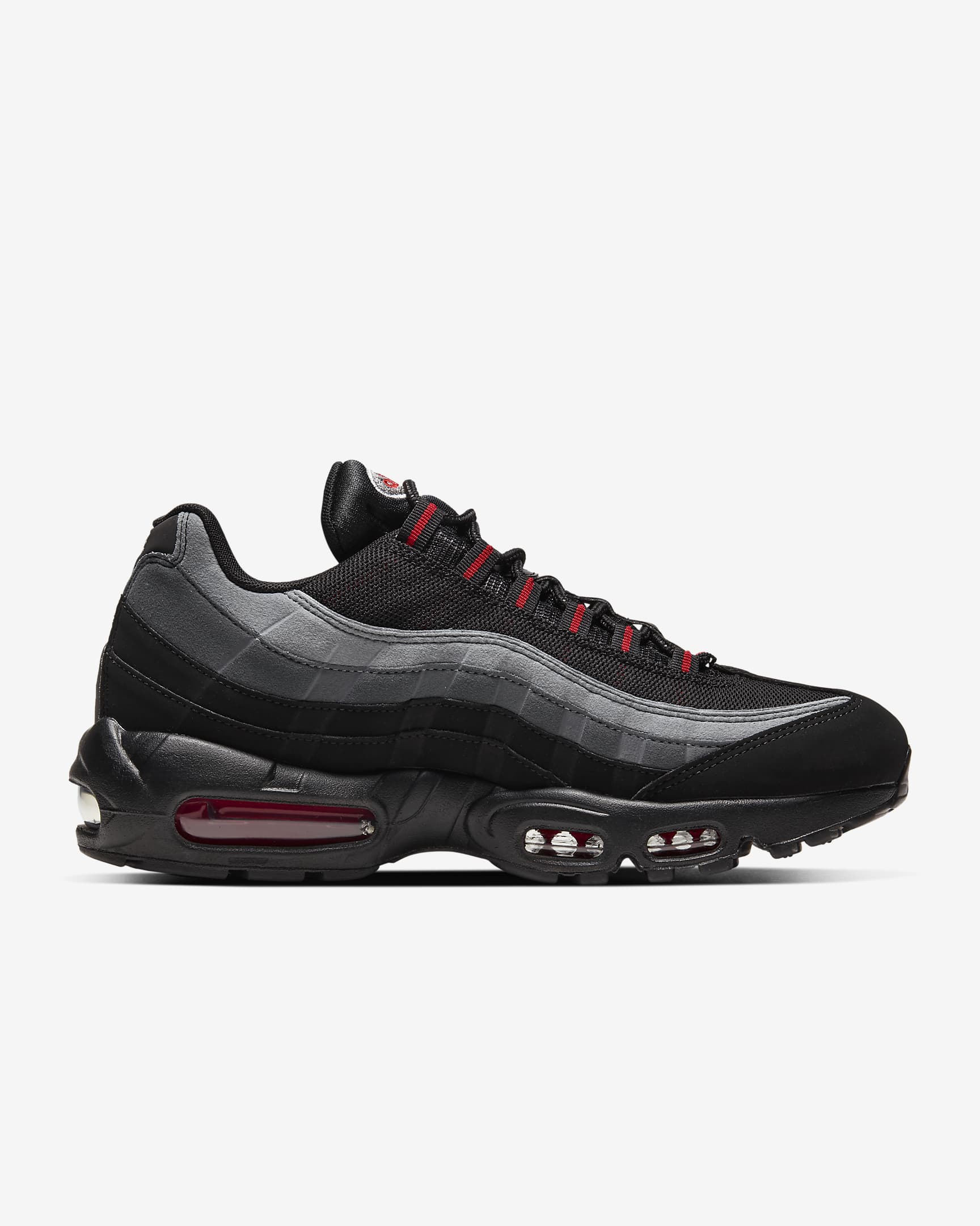 Chaussure Nike Air Max 95 pour Homme - Noir/University Red/Iron Grey/Noir