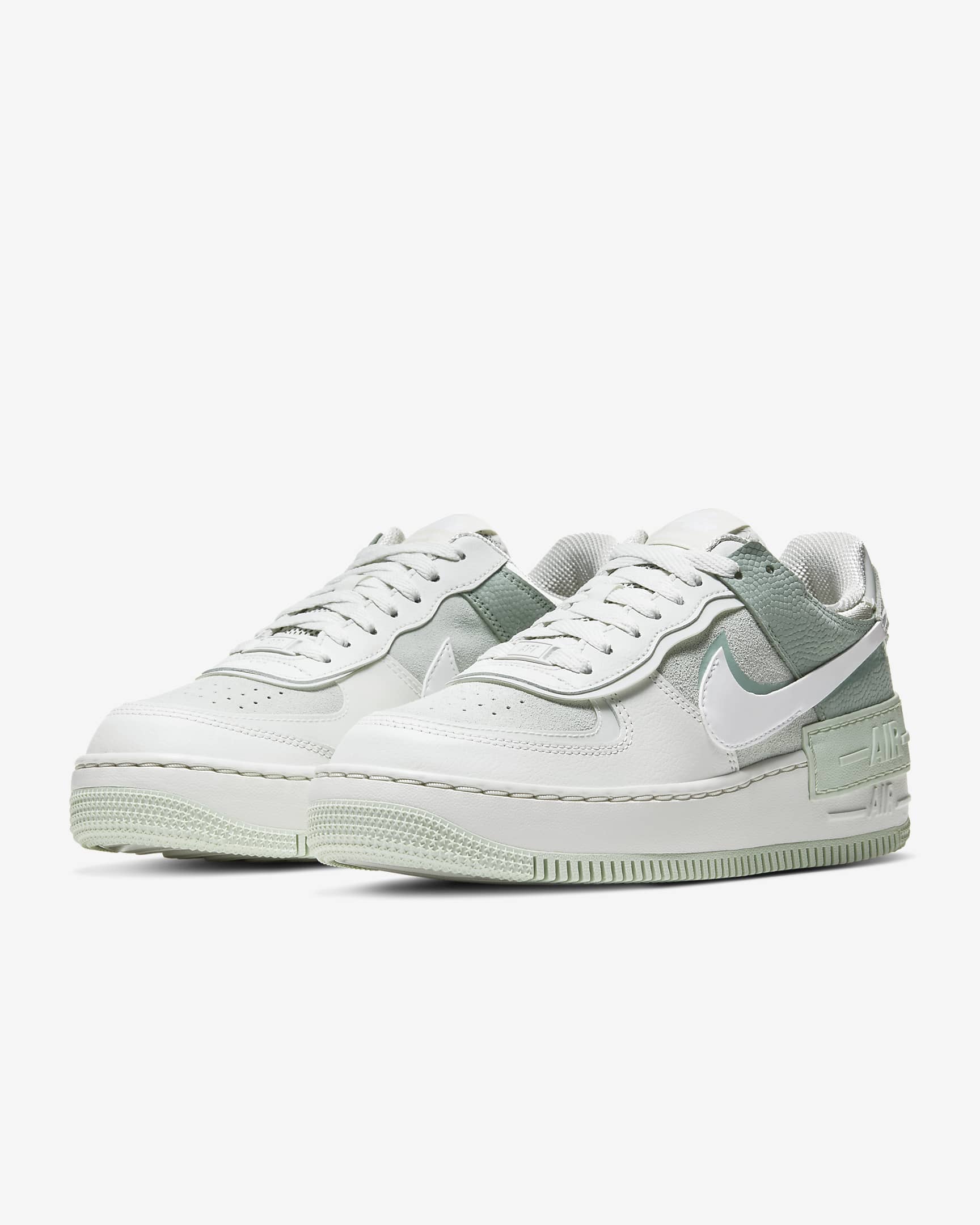 Nike Air Force 1 Shadow Damenschuhe - Spruce Aura/Pistachio Frost/Silver Pine/Weiß