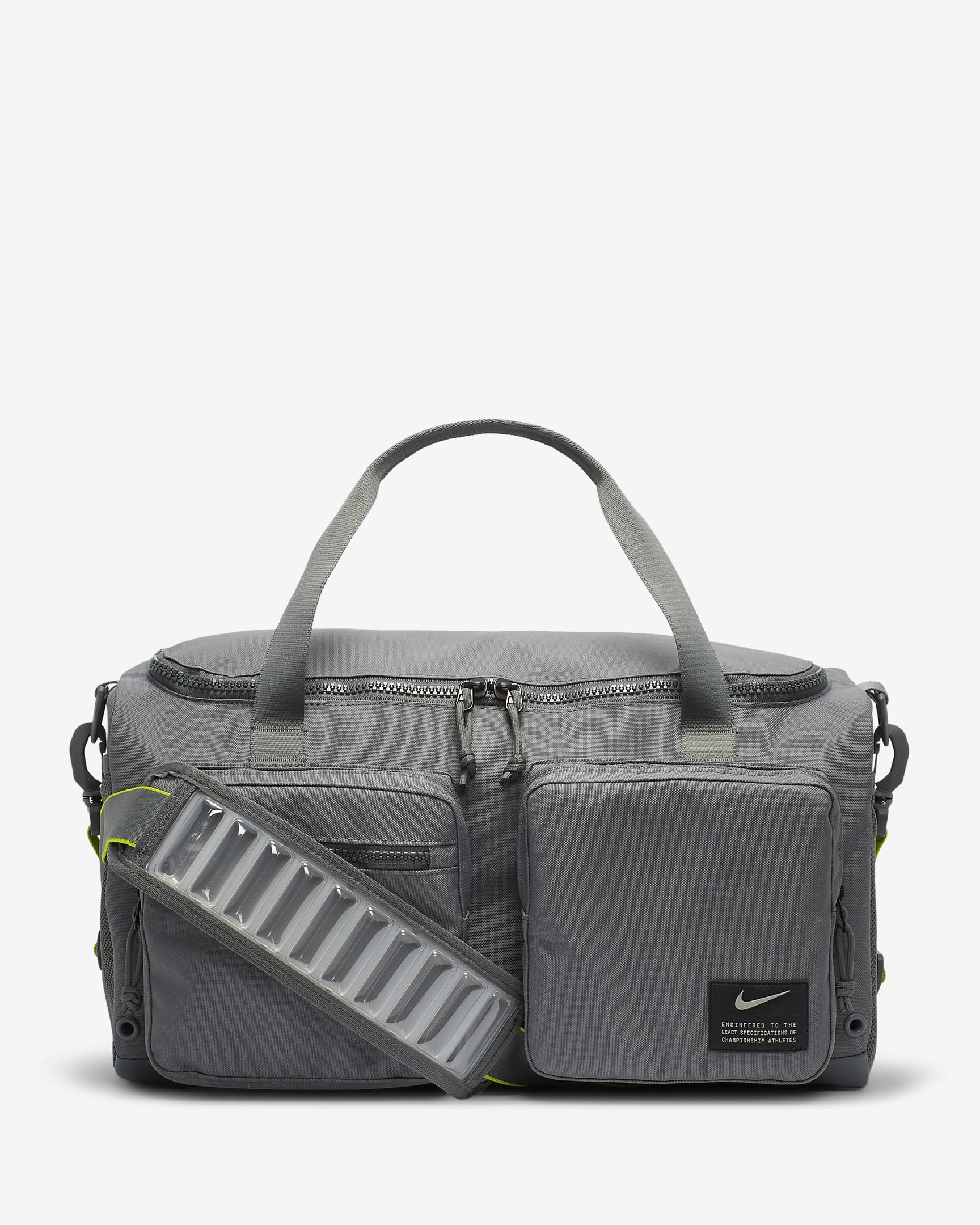 Nike Utility Power Training Duffel Bag (Small, 31L) - Iron Grey/Iron Grey/Enigma Stone