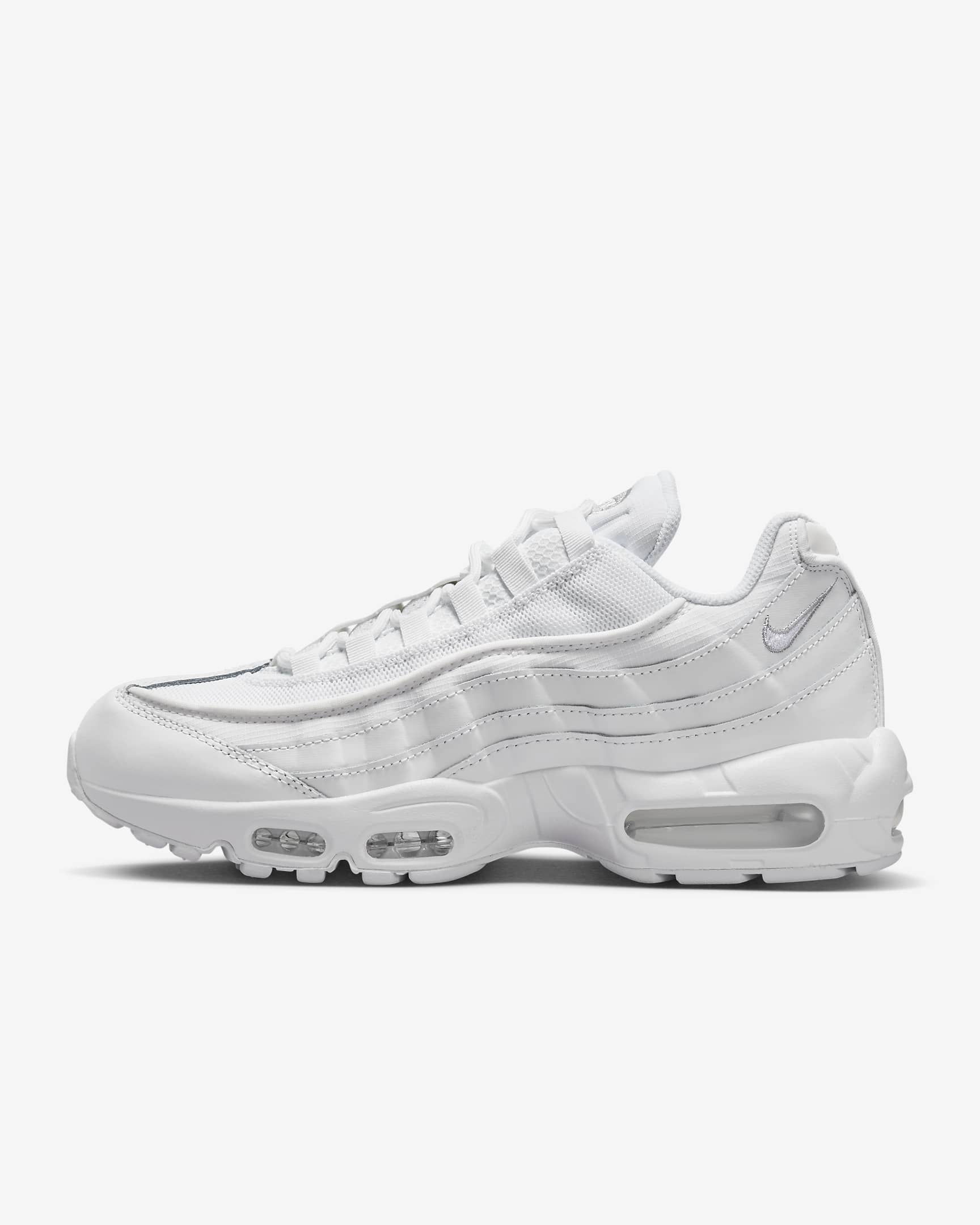 Skon Nike Air Max 95 Essential för män - Vit/Grey Fog/Vit