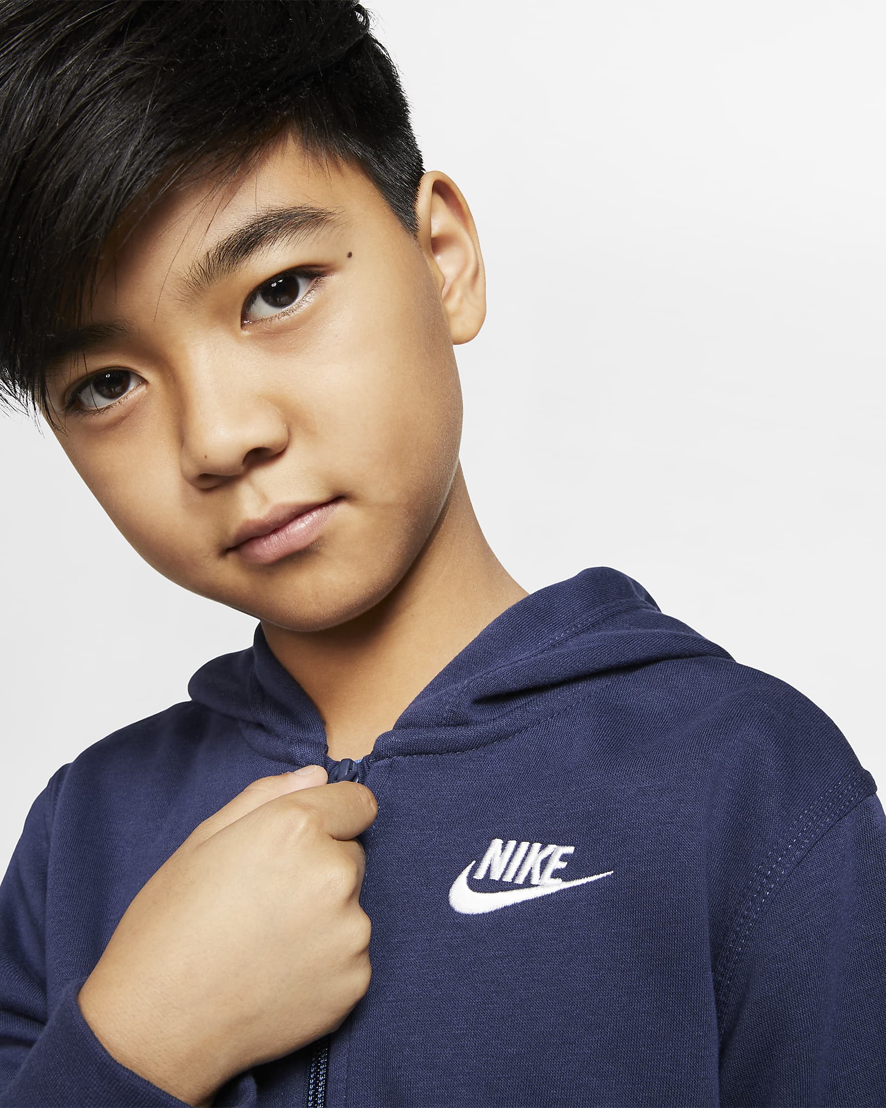 Nike Sportswear Club Older Kids' Full-Zip Hoodie. Nike CA