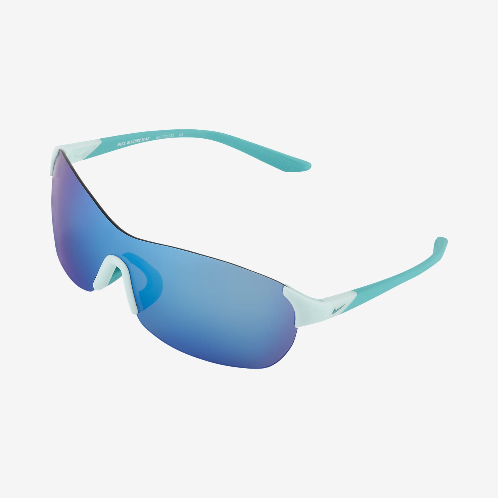 Nike Ellipse Mirrored Running Sunglasses - Igloo/Hyper Jade