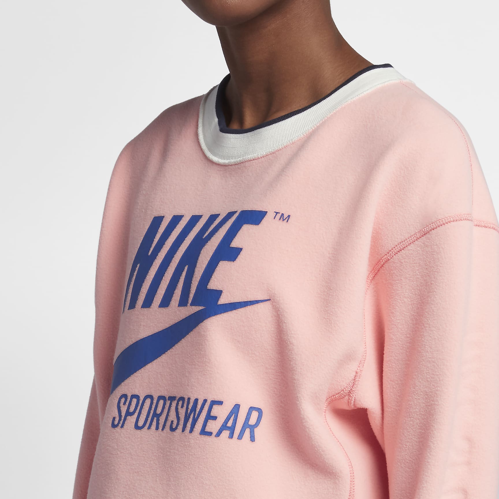 Nike Sportswear Reversible Women's Crew - Bleached Coral