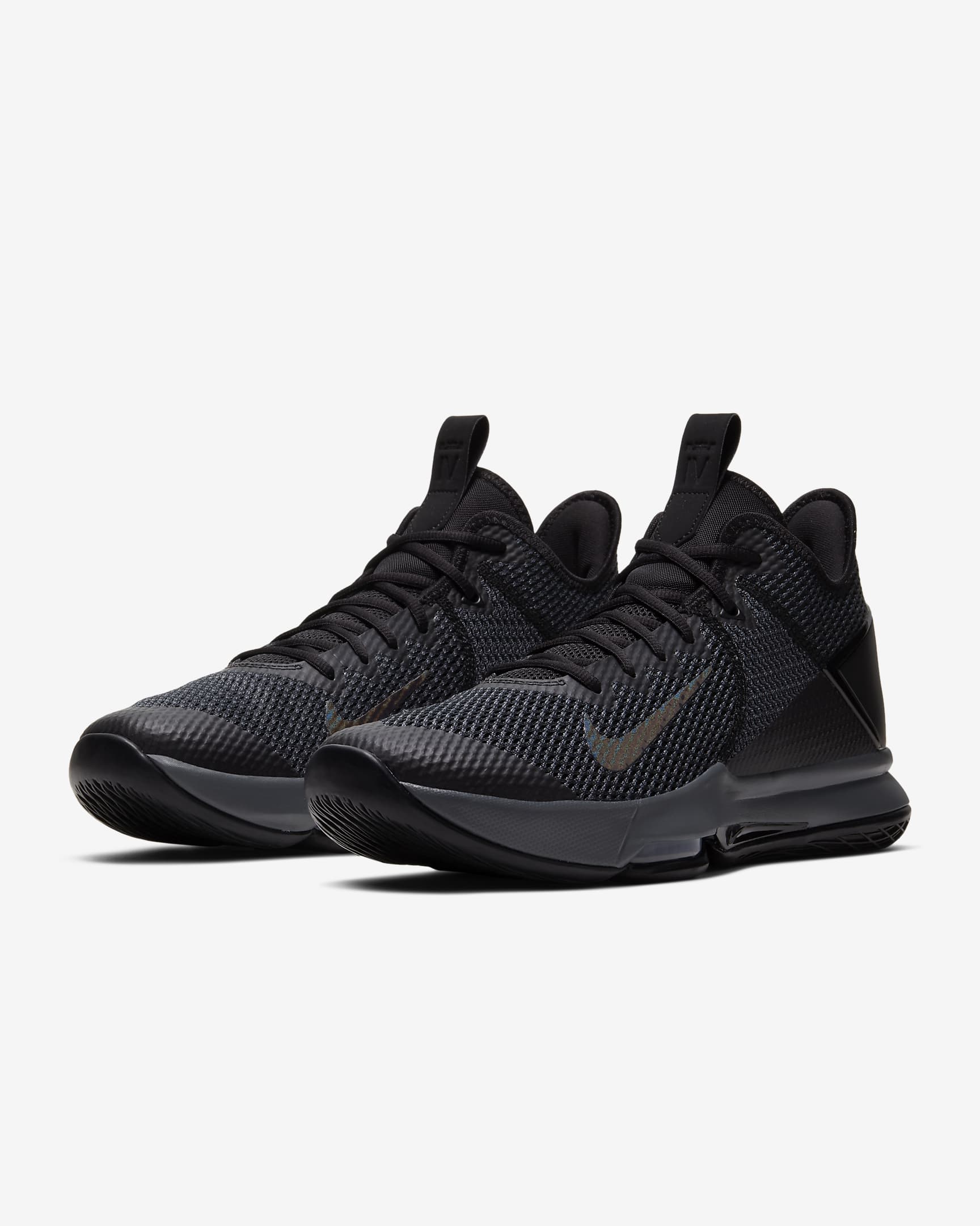 LeBron Witness 4 Basketball Shoes - Black/Iron Grey/Anthracite/Black