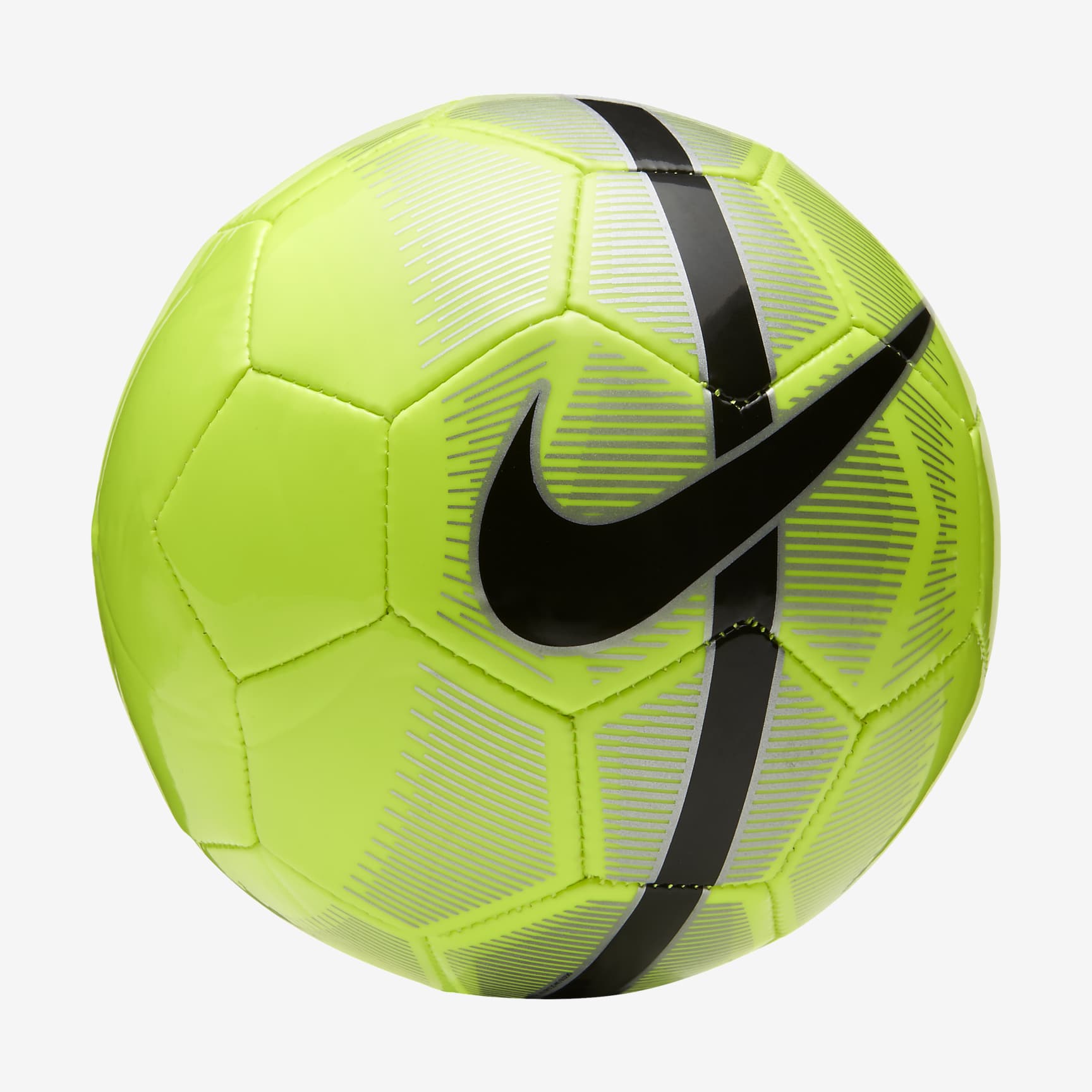 Balón de fútbol Nike Mercurial Skills - Volt/Plata metalizado/Negro