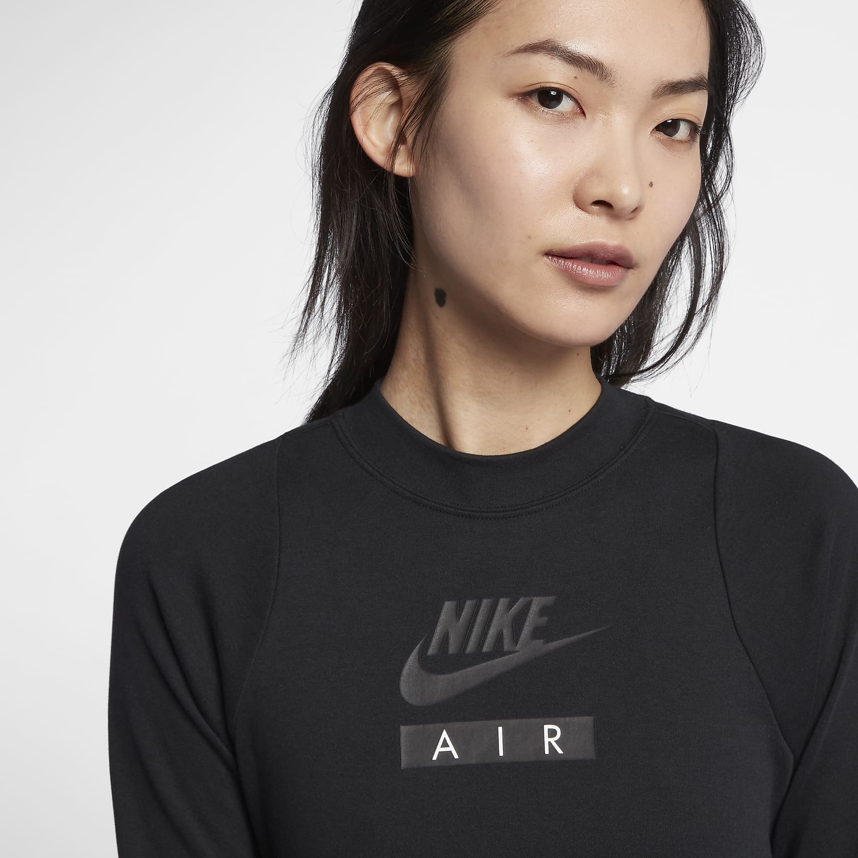 Nike Air Women's Crop Top - Black/Black/Black