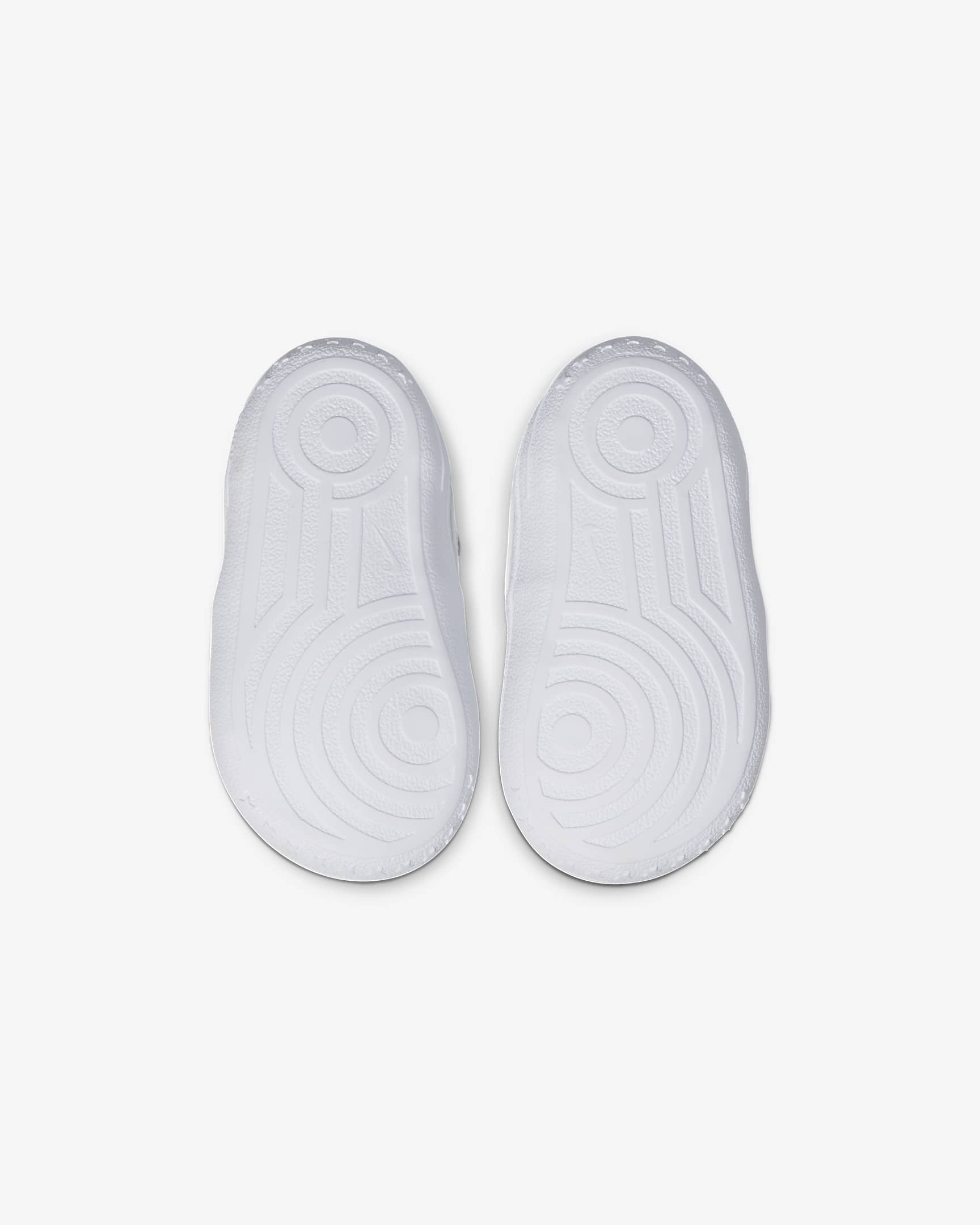 Nike Force 1 Cot Baby Bootie - White/White/White