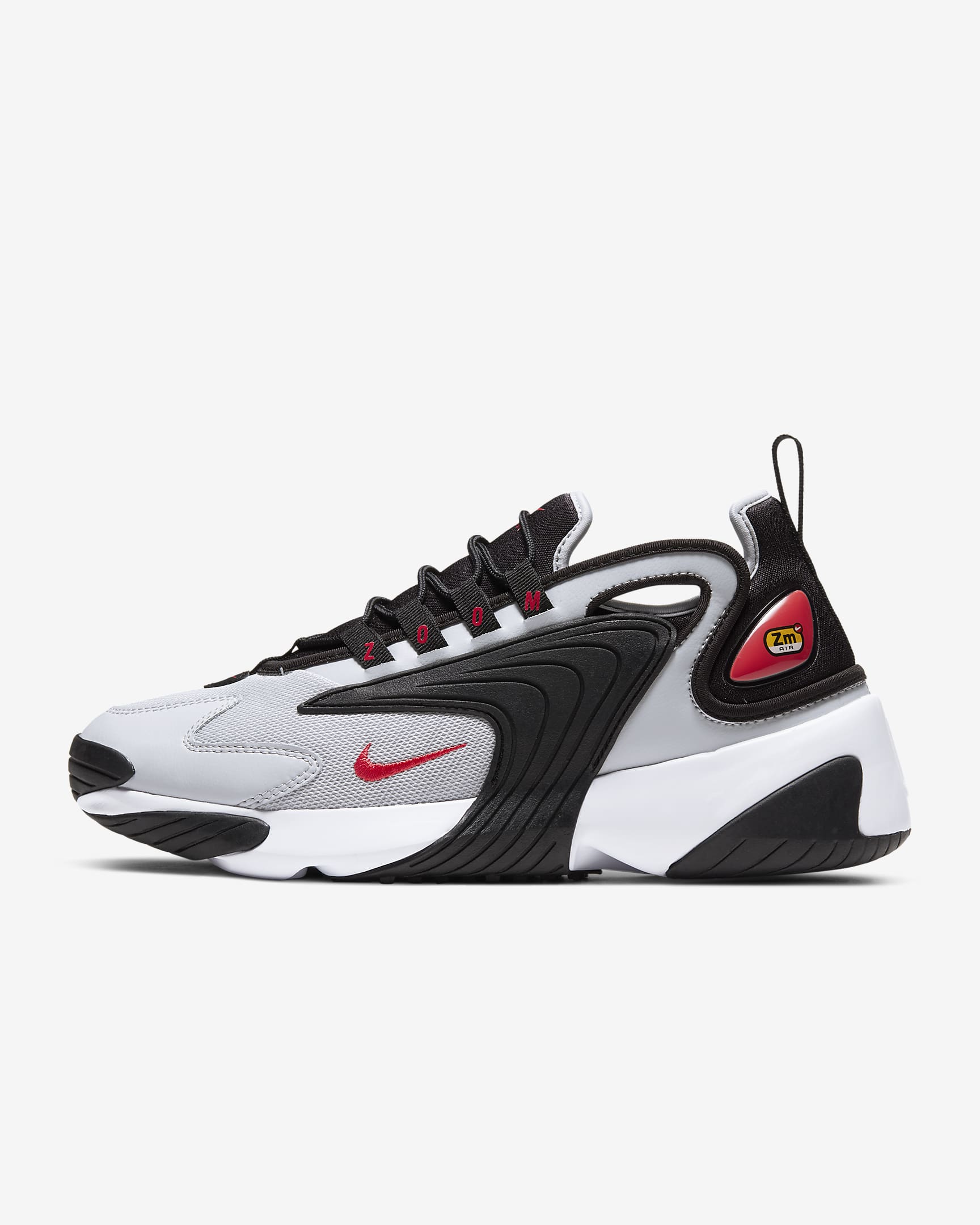 Nike Zoom 2K Herrenschuh - Schwarz/Grey Fog/Weiß/Track Red