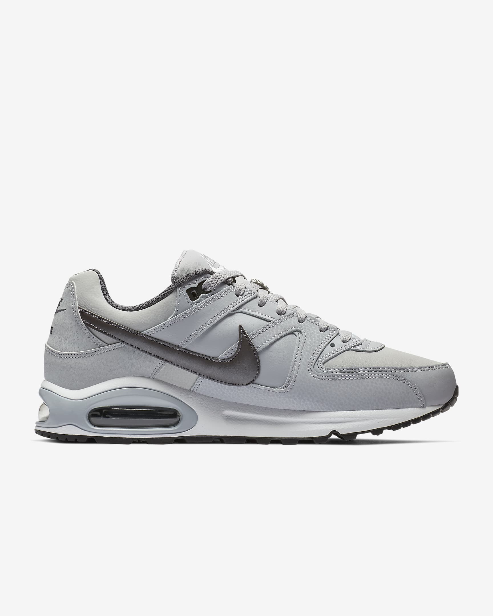 Nike Air Max Command Men's Shoe - Wolf Grey/Black/White/Metallic Dark Grey