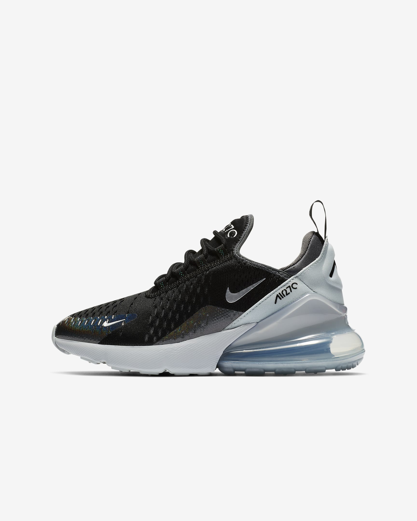 Chaussure Nike Air Max 270 Y2K pour Enfant plus âgé - Noir/Dark Grey/Pure Platinum/Metallic Silver