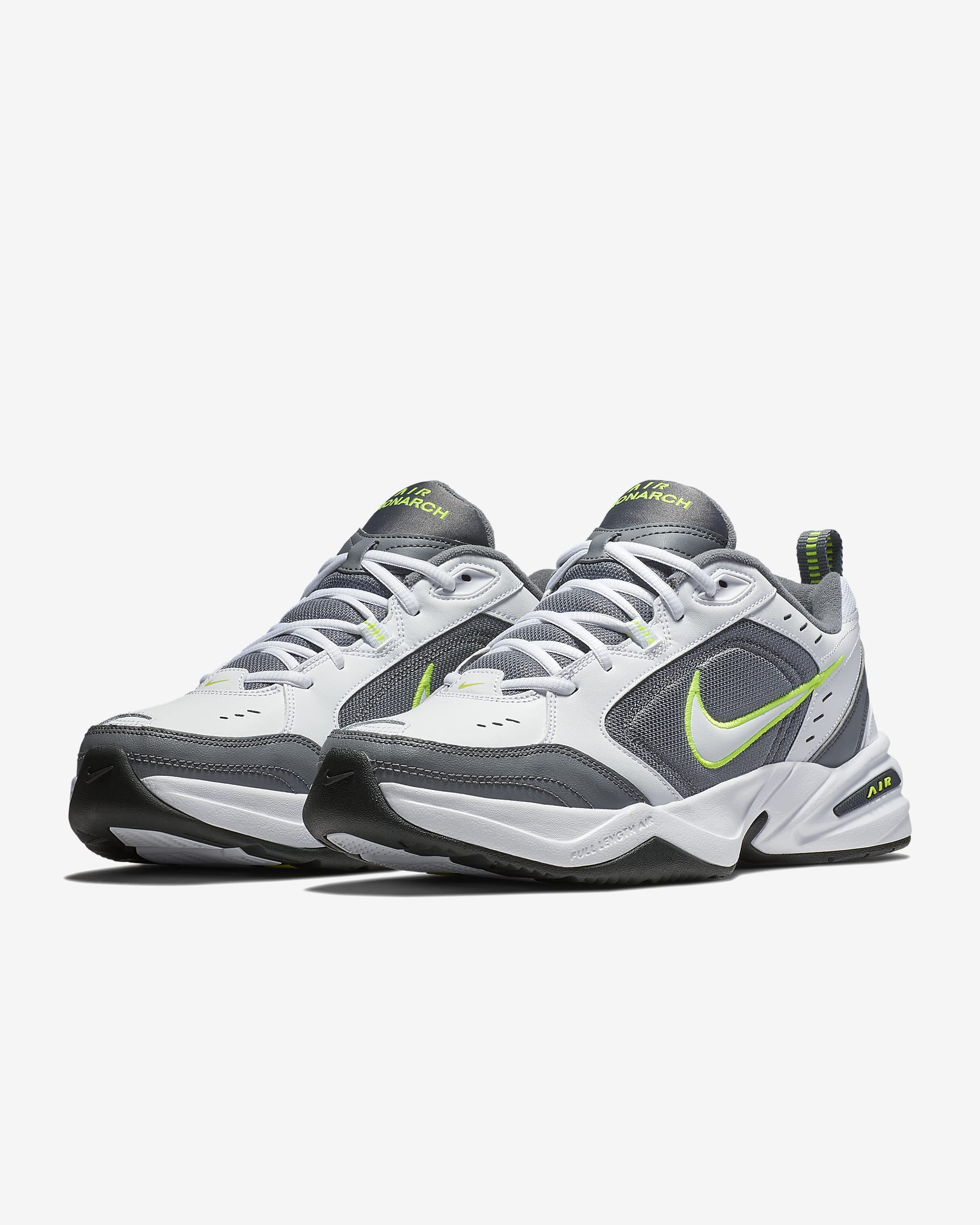 Nike Air Monarch IV Men's Workout Shoes - White/Cool Grey/Anthracite/White