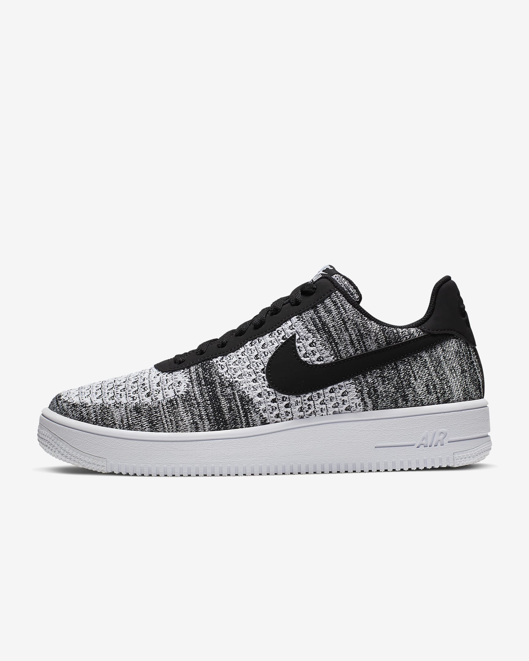 Sko Nike Air Force 1 Flyknit 2.0 - Svart/Svart/Vit/Pure Platinum