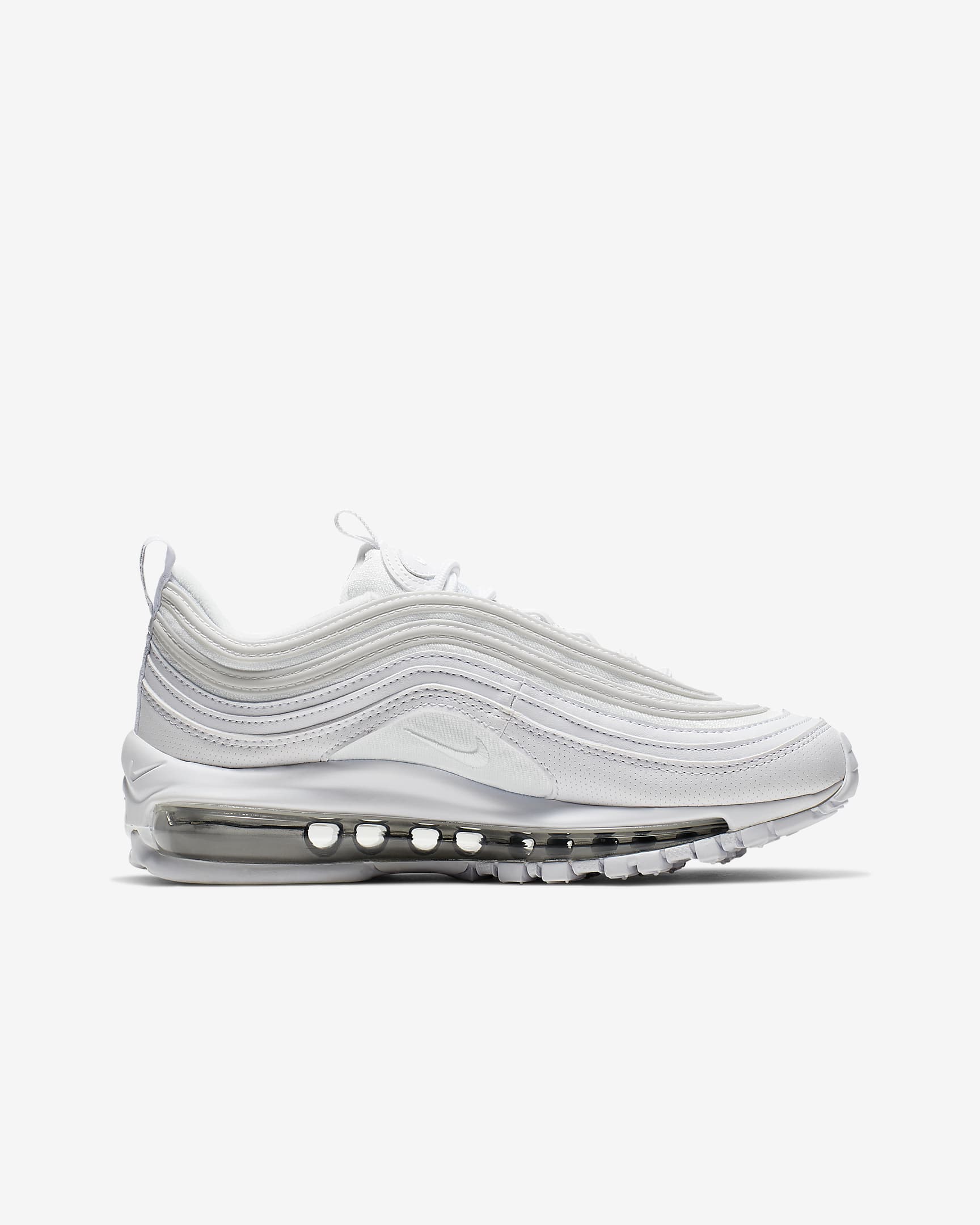 Nike Air Max 97 Kinderschoenen - Wit/Metallic Silver/Wit