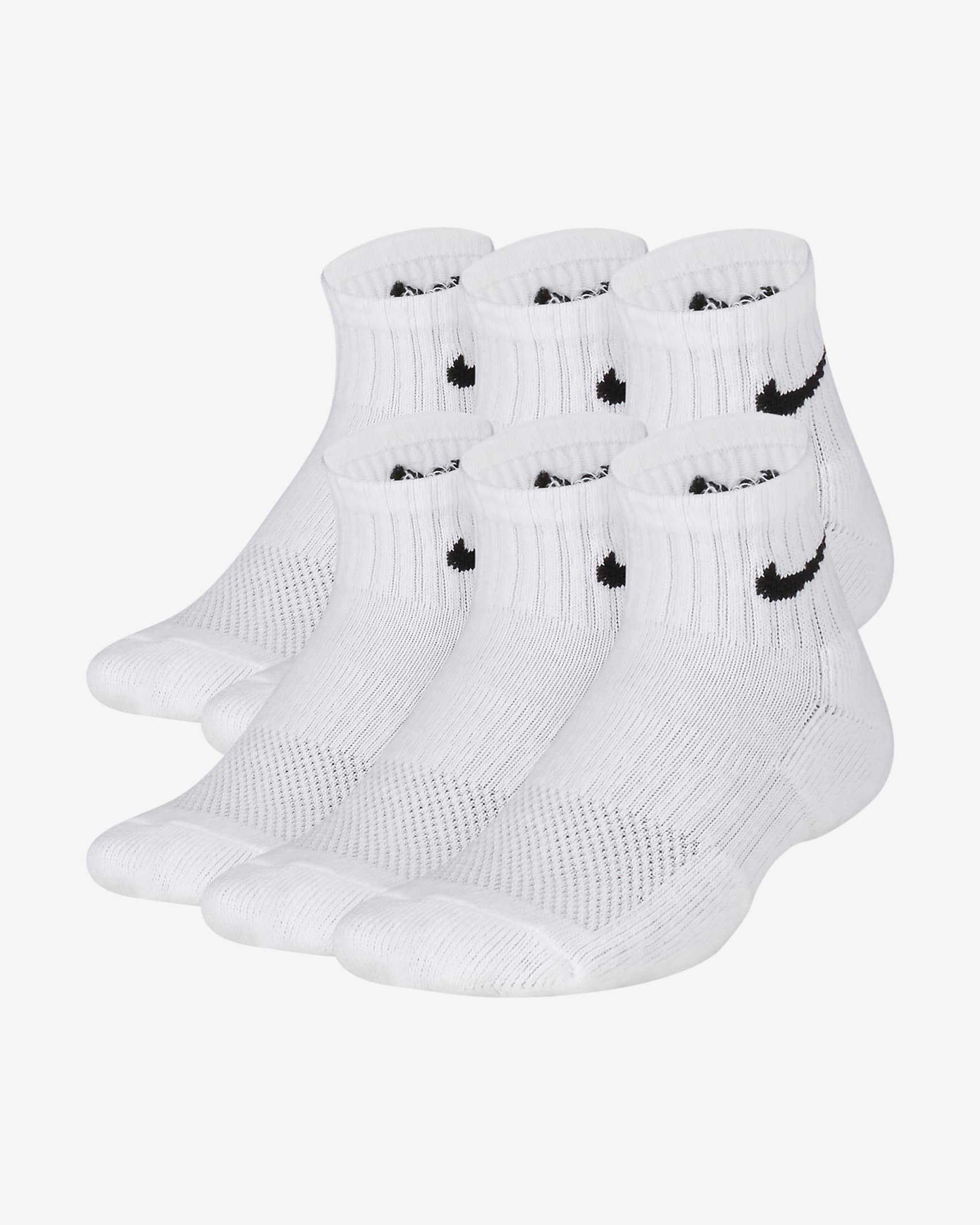 Nike Everyday Kids' Cushioned Ankle Socks (6 Pairs). Nike.com