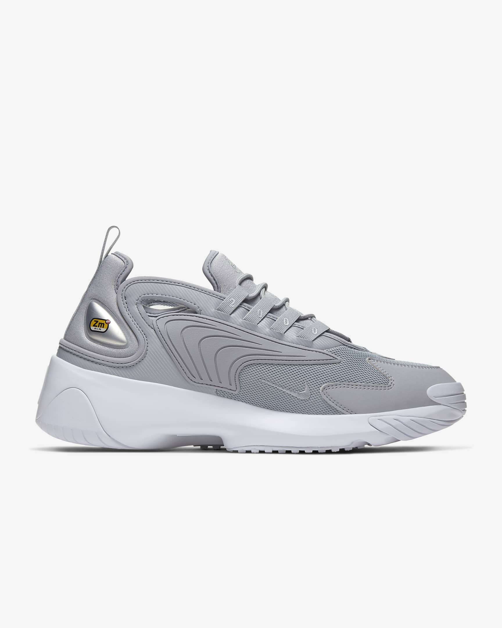 Buty męskie Nike Zoom 2K - Wolf Grey/Metallic Silver/Biel/Wolf Grey