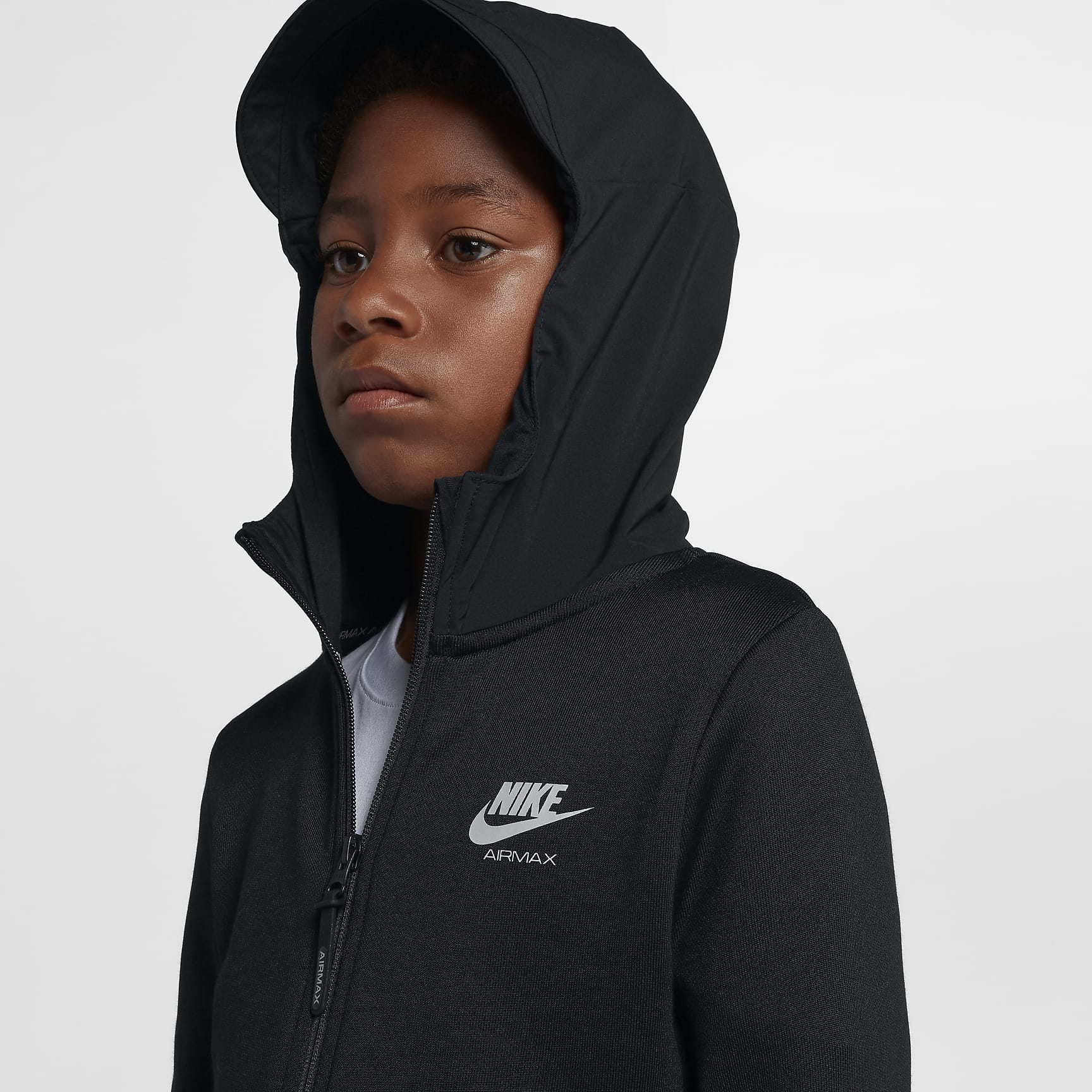 Nike Air Max Older Kids' (Boys') Full-Zip Hoodie. Nike RO