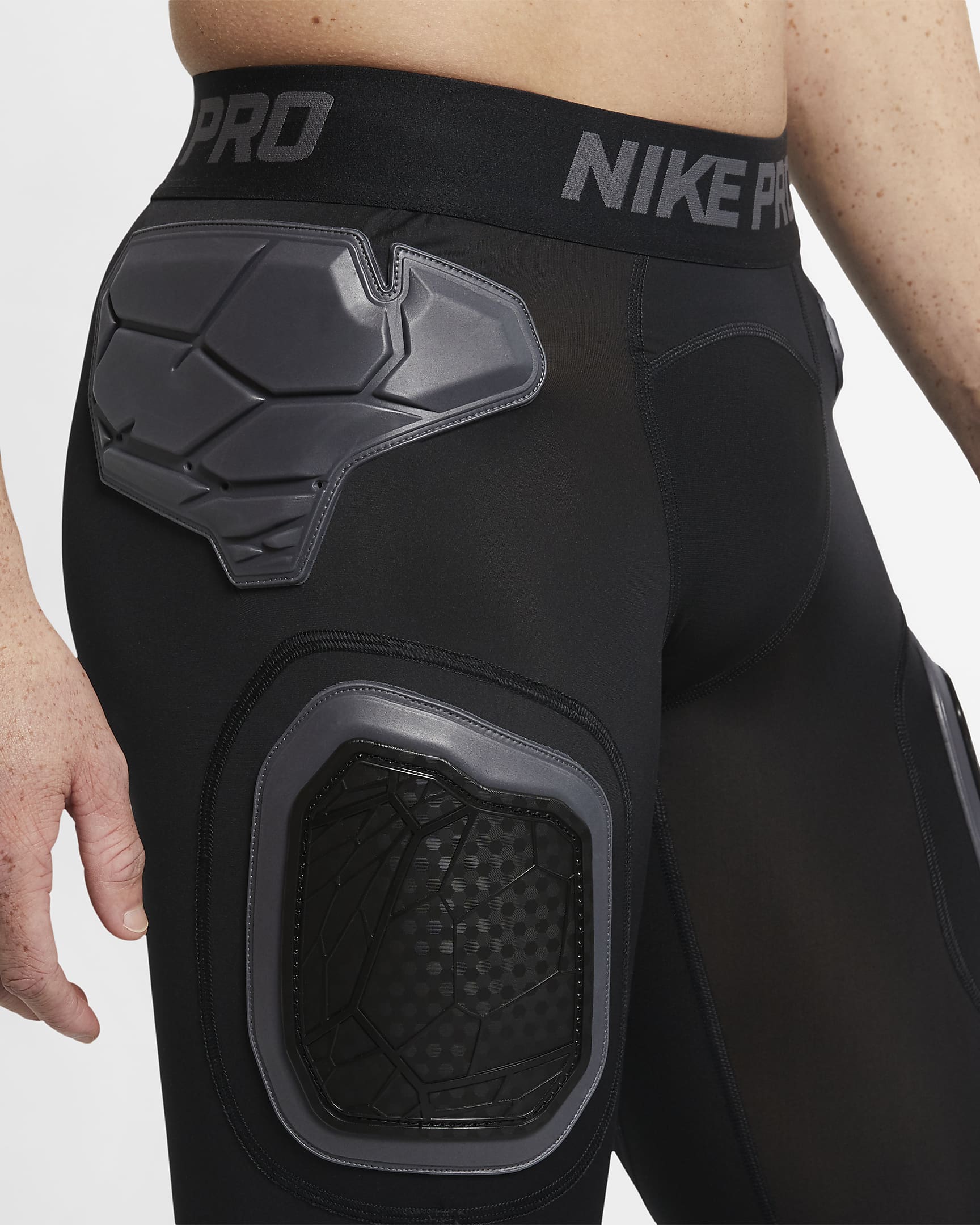 Mallas de 3/4 para hombre Nike Pro HyperStrong - Negro/Negro