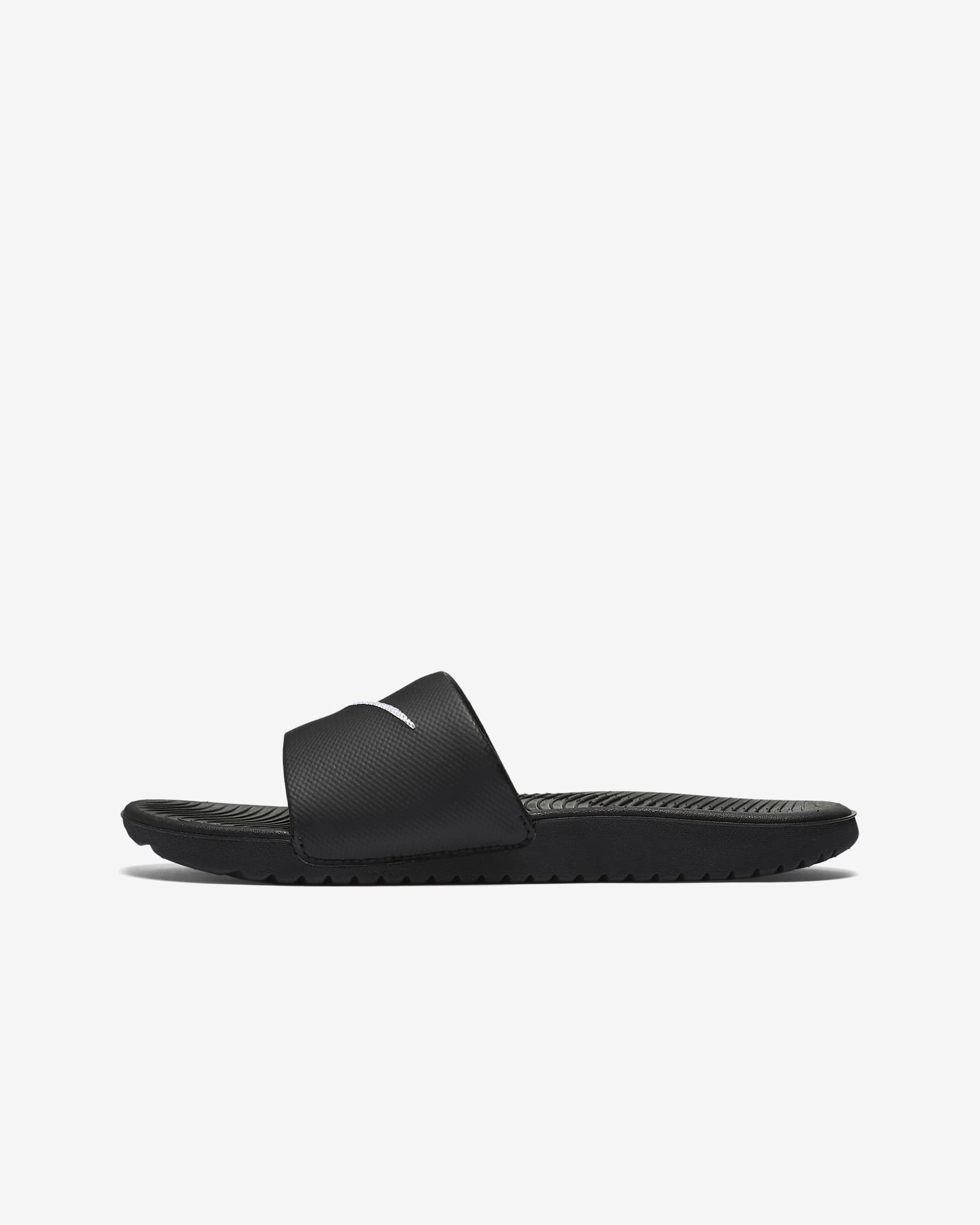 Nike Kawa Badeslipper jüngere/ältere Kinder - Schwarz/Weiß