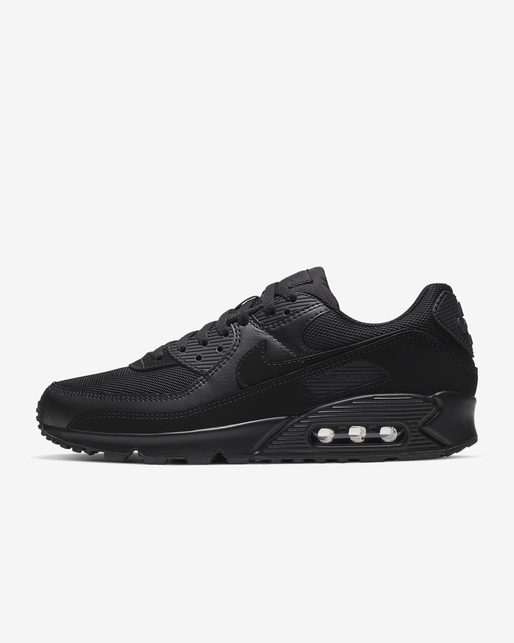 Nike Air Max 90 Herenschoen - Zwart/Zwart/Zwart/Zwart