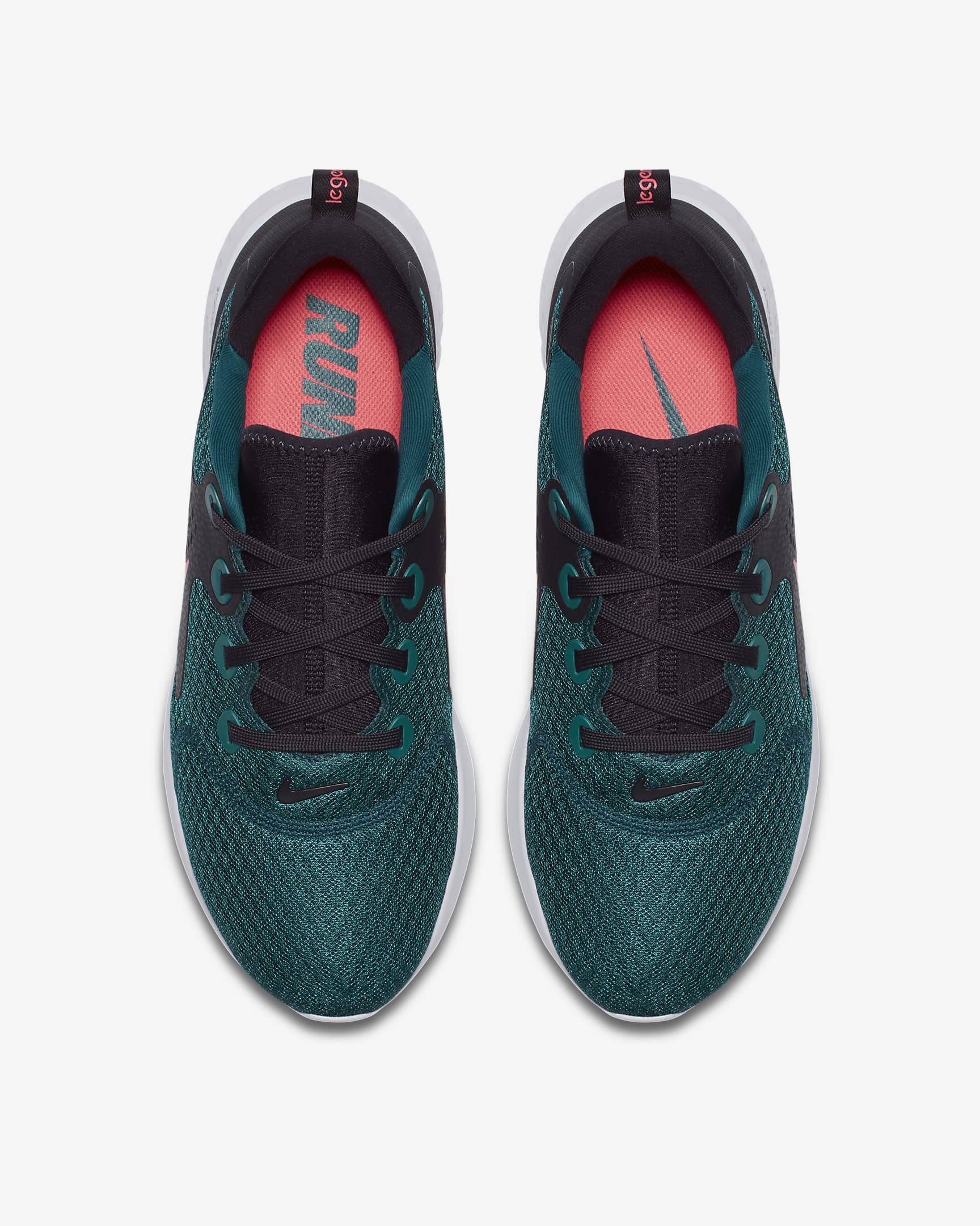 Nike Legend React Men's Running Shoes - Geode Teal/Oil Grey/Vast Grey/Hot Punch