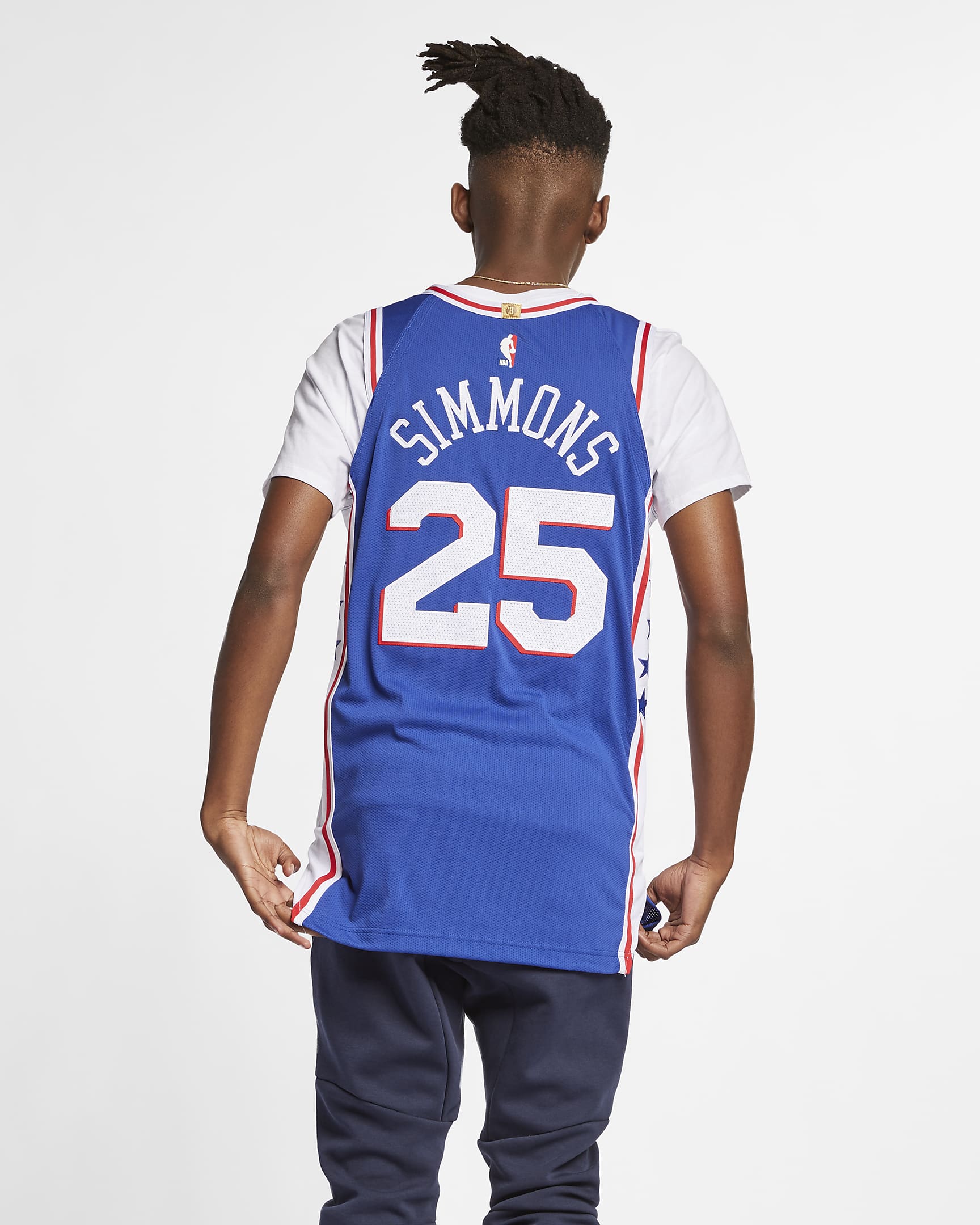 Camiseta Nike NBA Authentic 76ers Icon Edition. Nike.com