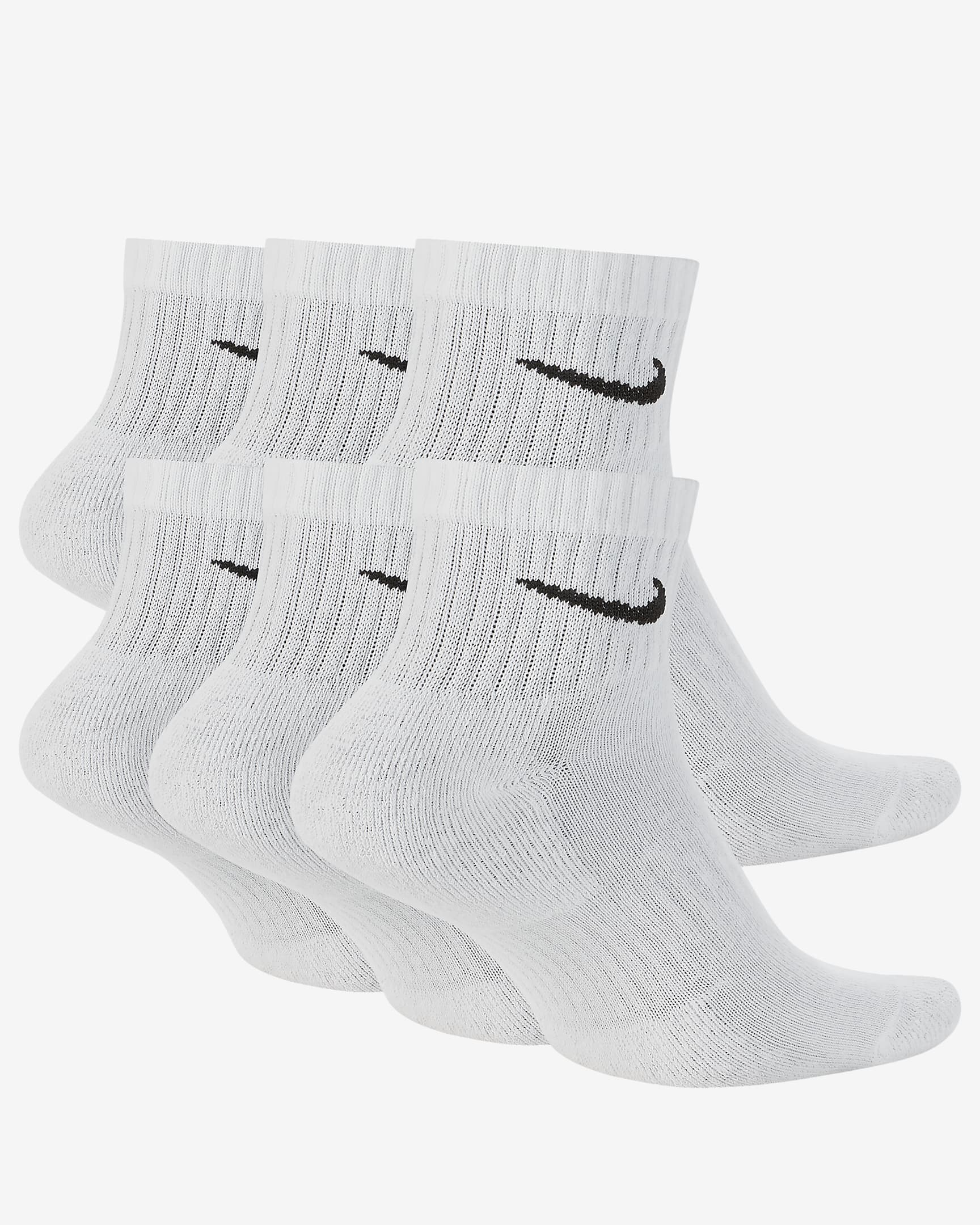 Nike Everyday Cushioned Training Ankle Socks (6 Pairs). Nike UK