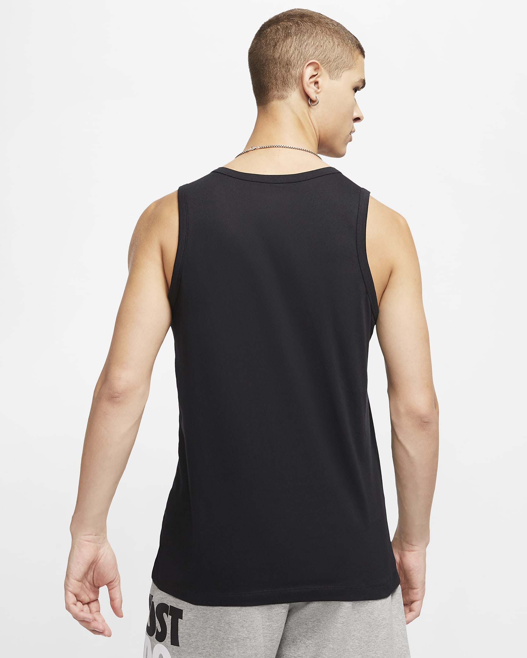 Nike Sportswear Club Men's Tank Top - Black/White