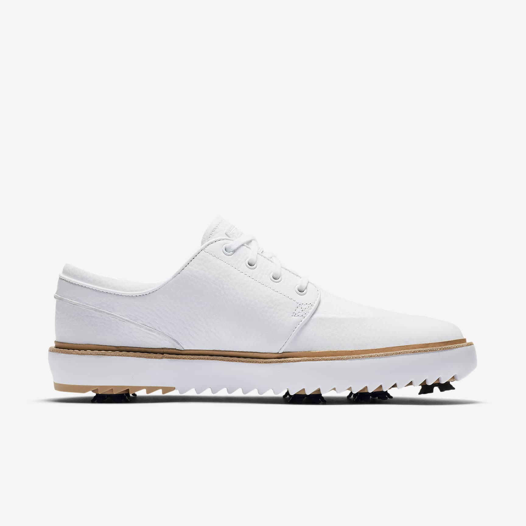 Calzado de golf para hombre Nike Janoski G Tour - Blanco/Tostado vachetta/Marrón medio goma/Negro