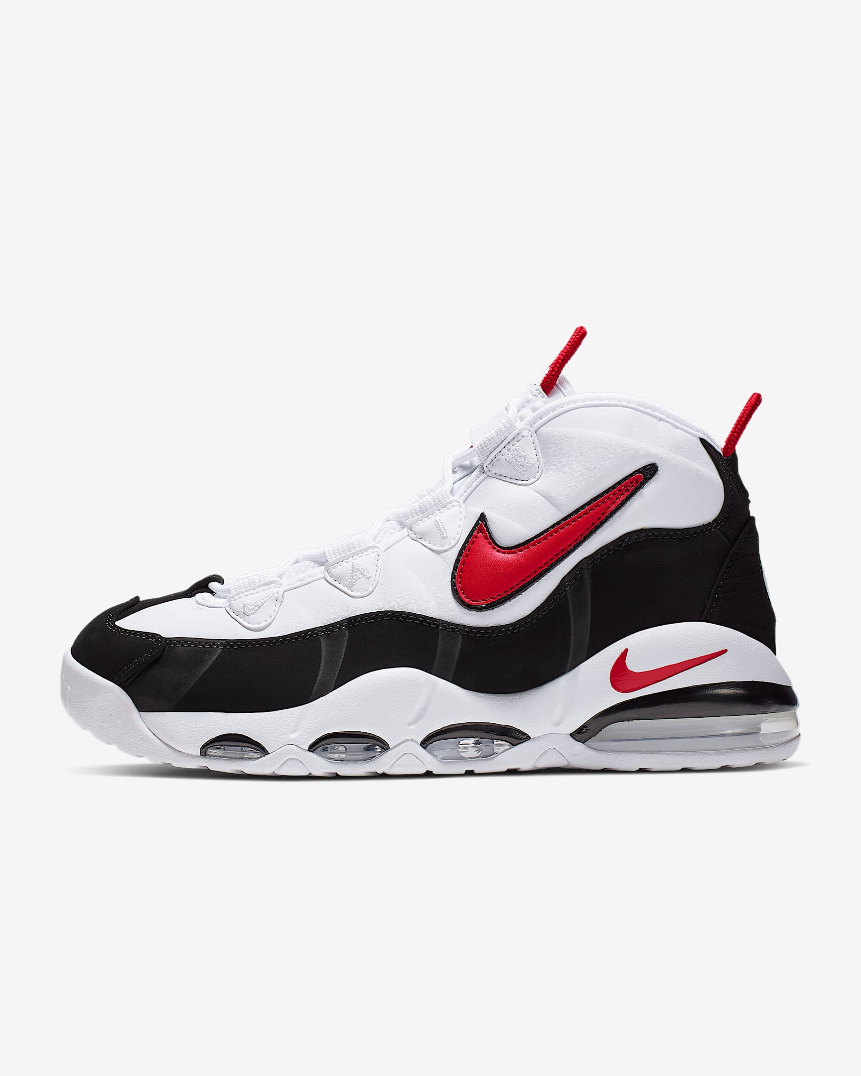 Nike Air Max Uptempo '95 Men's Shoes - White/Black/University Red