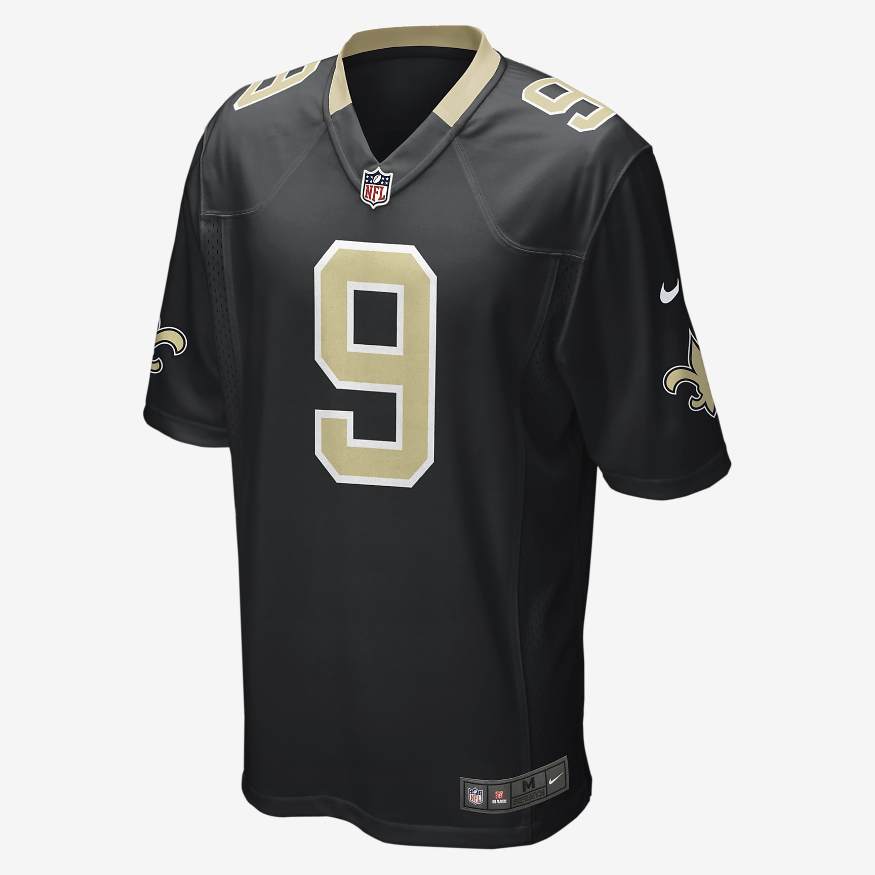 Nfl New Orleans Saints Drew Brees Mens American Football Home Game Jersey Nike Be