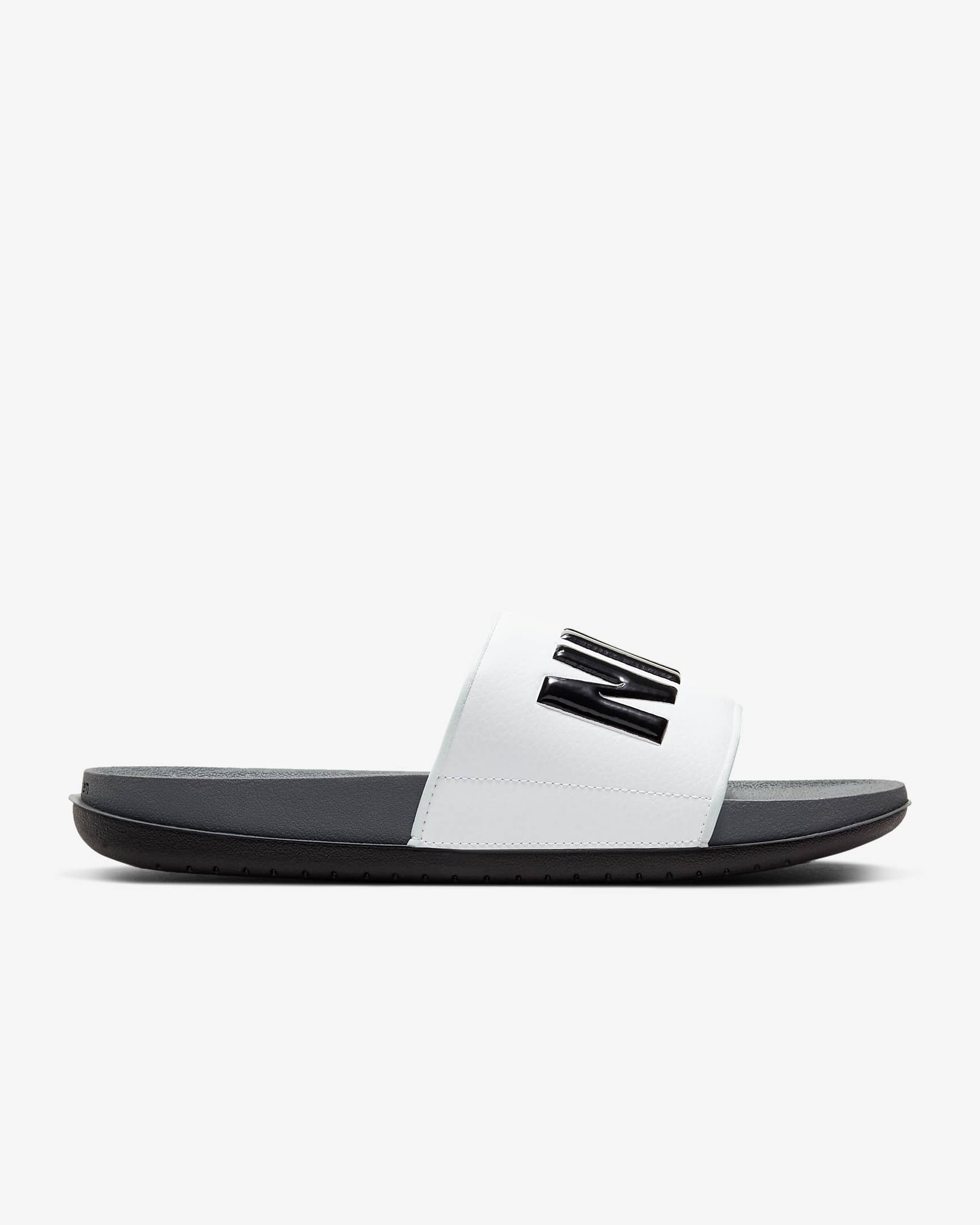 Nike Offcourt Men's Slides - Dark Grey/White/Black