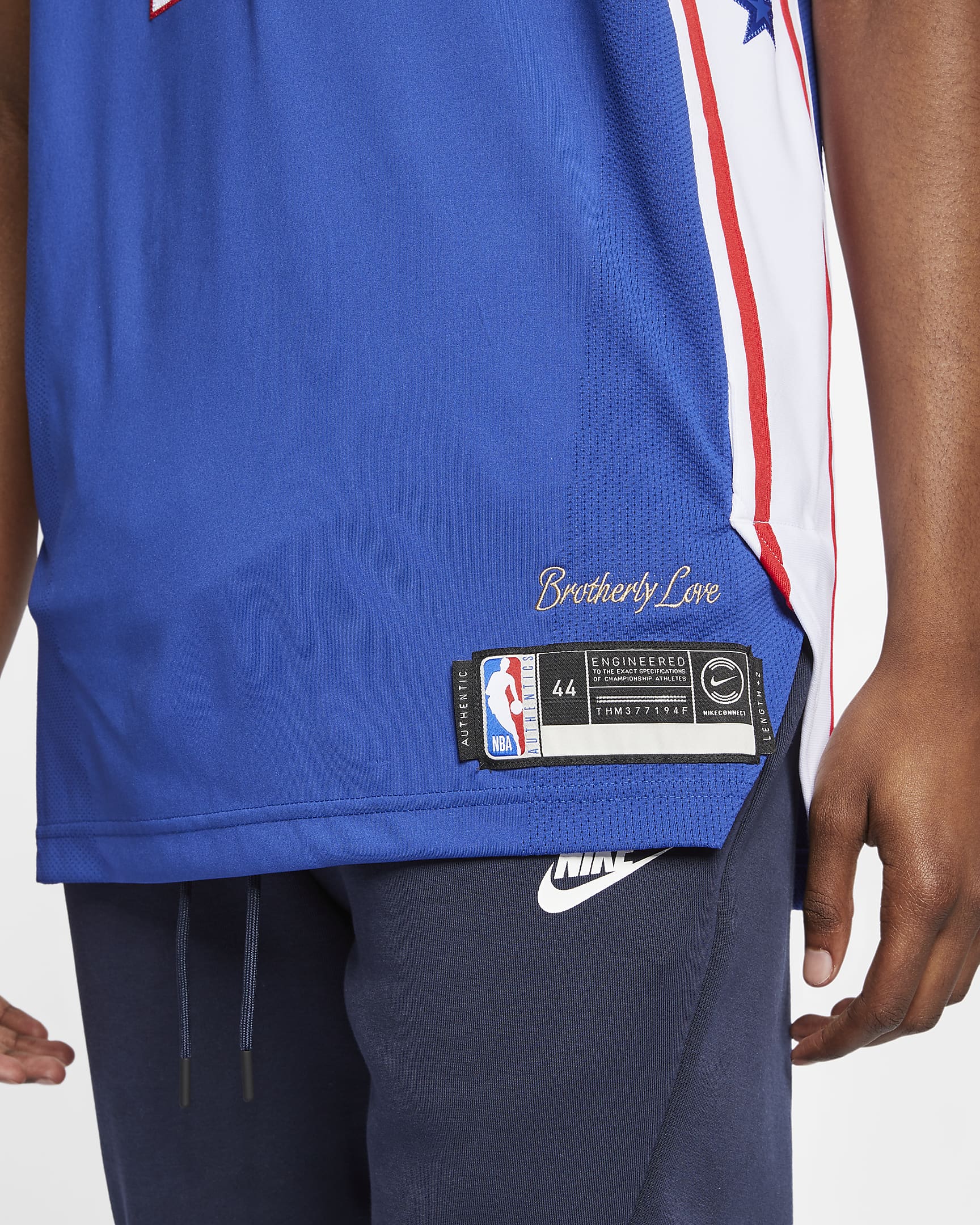 Camiseta Nike NBA Authentic 76ers Icon Edition. Nike.com