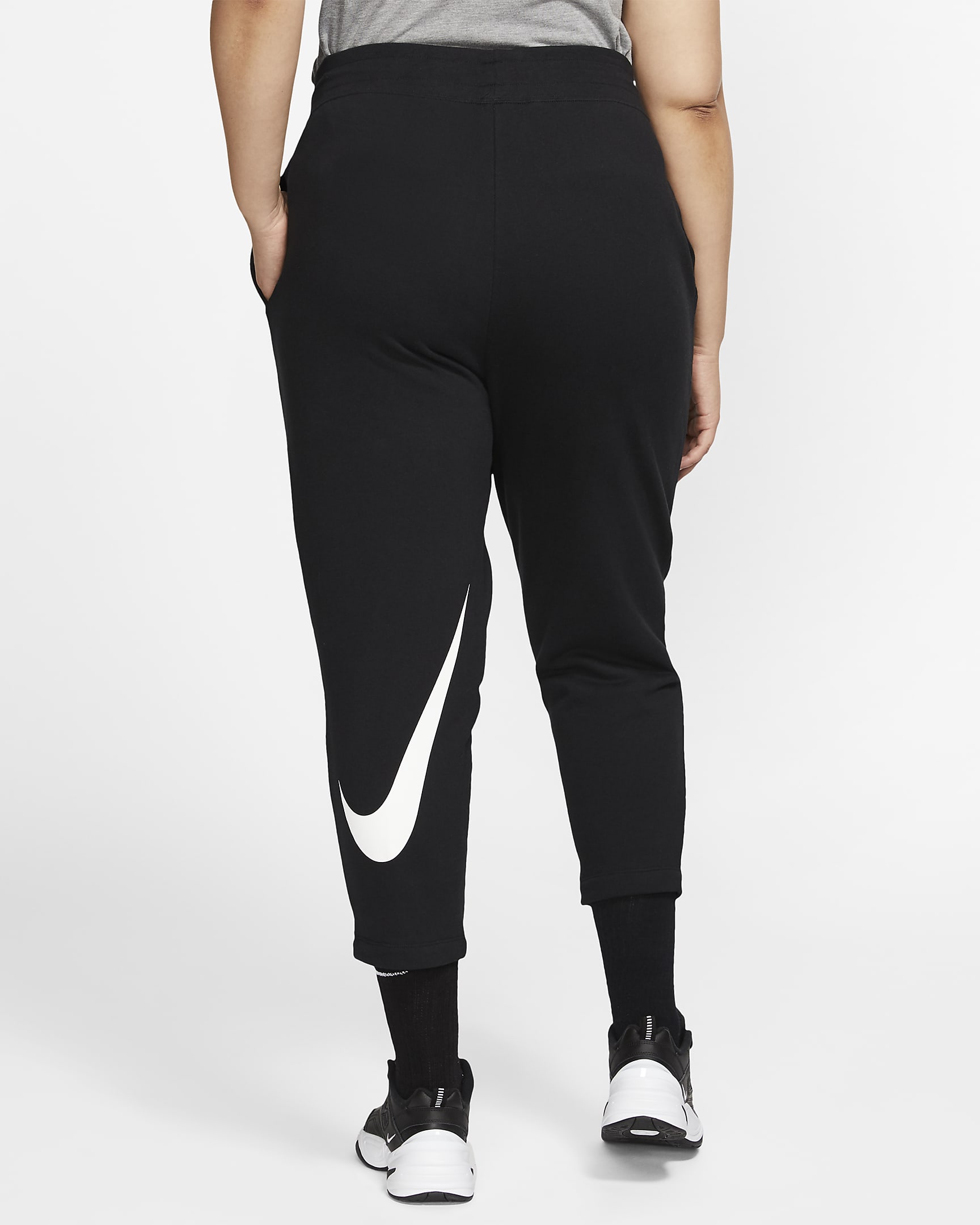 Nike Sportswear Swoosh Women's French Terry Trousers (Plus Size). Nike HR