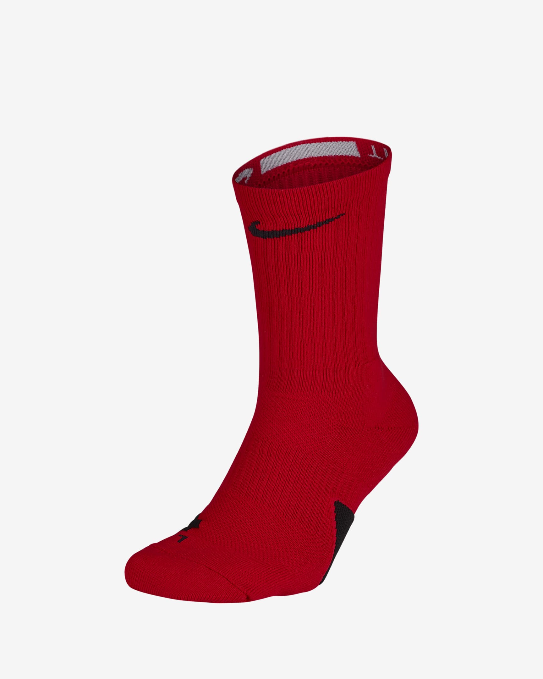 Nike Elite Crew Basketball Socks - University Red/Black/Black