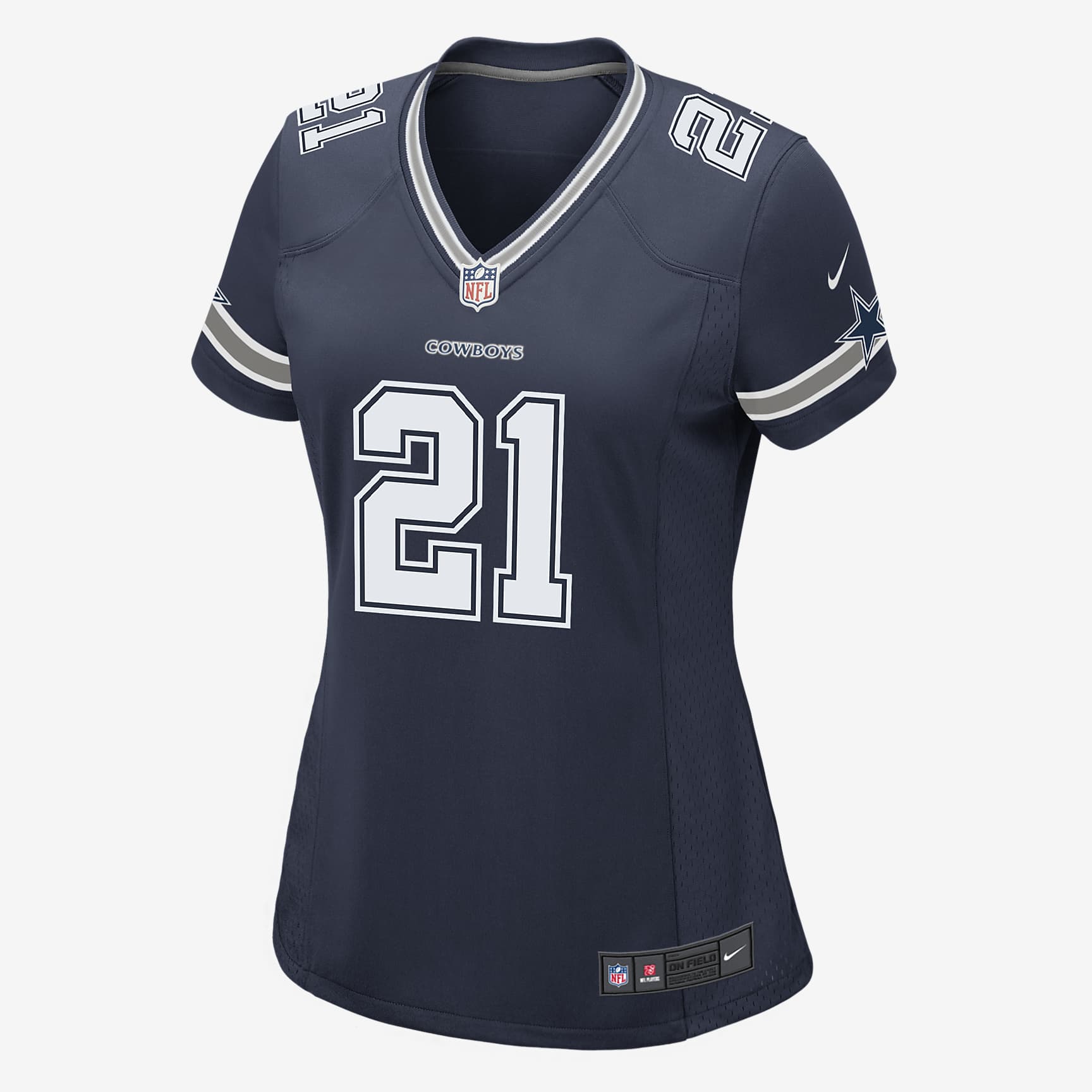 NFL Dallas Cowboys Women's Game Football Jersey - College Navy