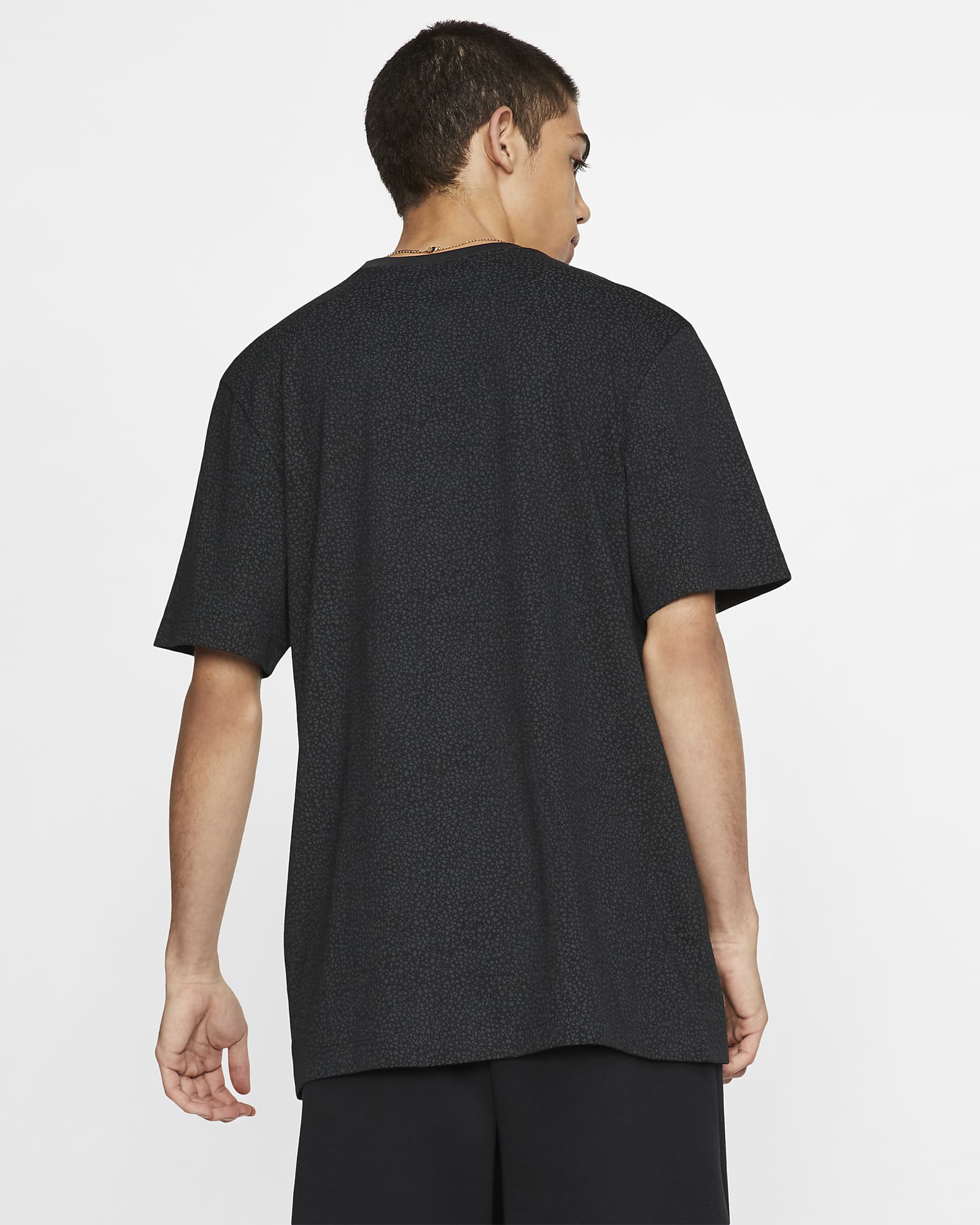 Nike Sportswear Men's Printed T-Shirt - Anthracite/Black