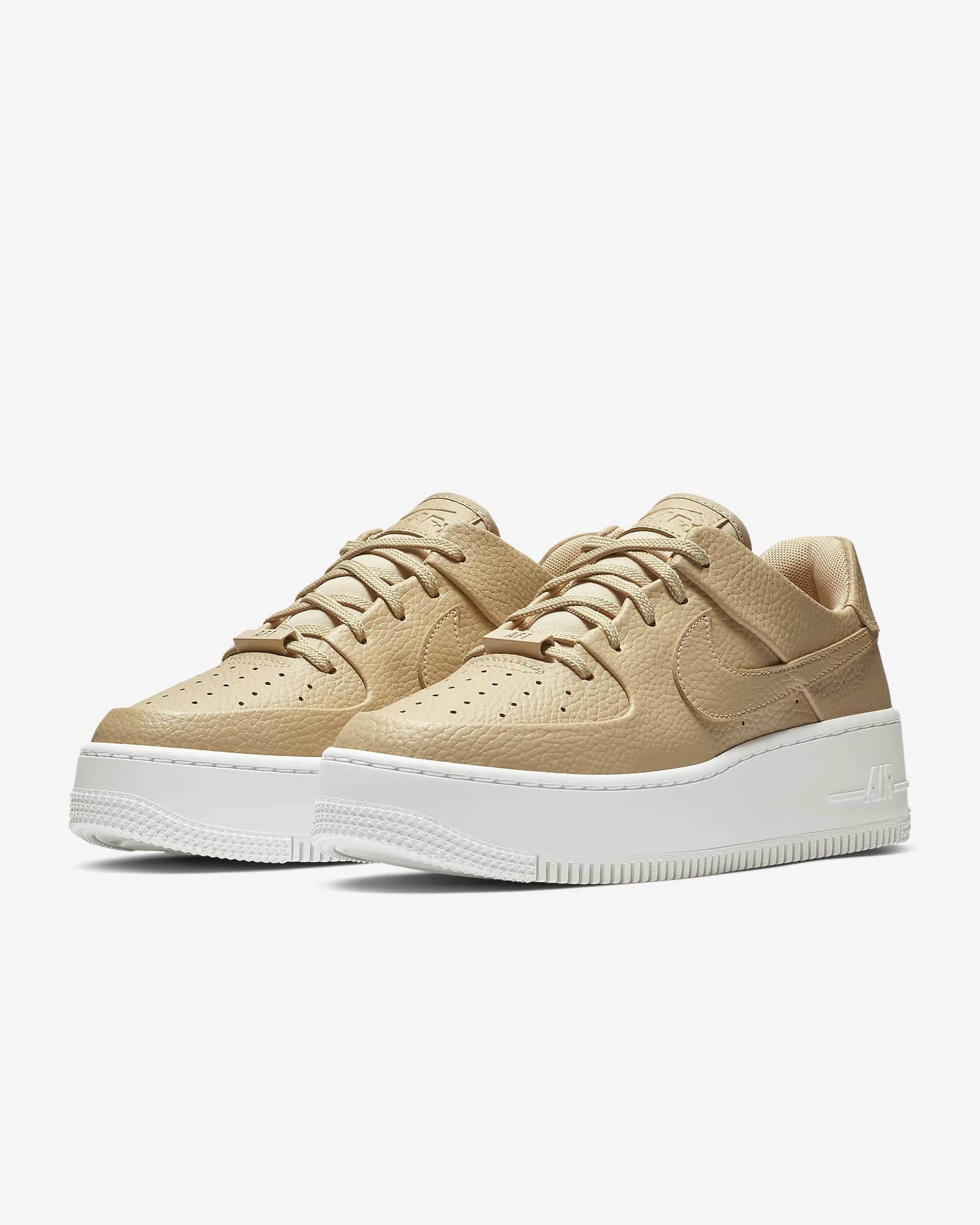 Chaussure Nike Air Force 1 Sage Low pour Femme - Desert Ore/Blanc/Desert Ore