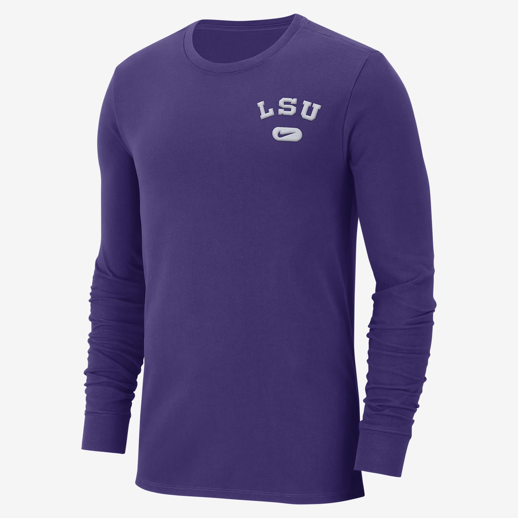 Nike College Elevated Essentials (LSU) Men's Long Sleeve Top . Nike.com