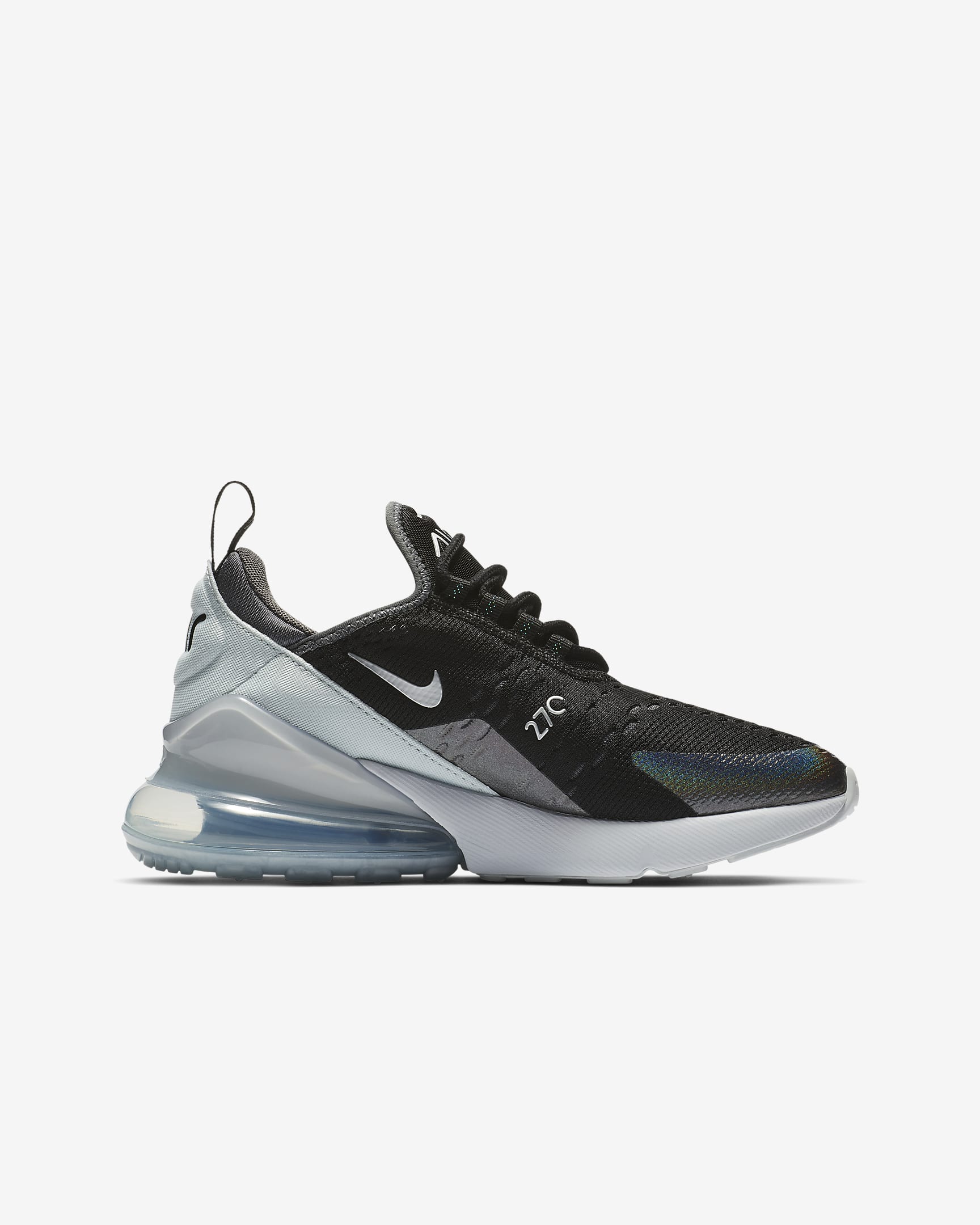 Chaussure Nike Air Max 270 Y2K pour Enfant plus âgé - Noir/Dark Grey/Pure Platinum/Metallic Silver