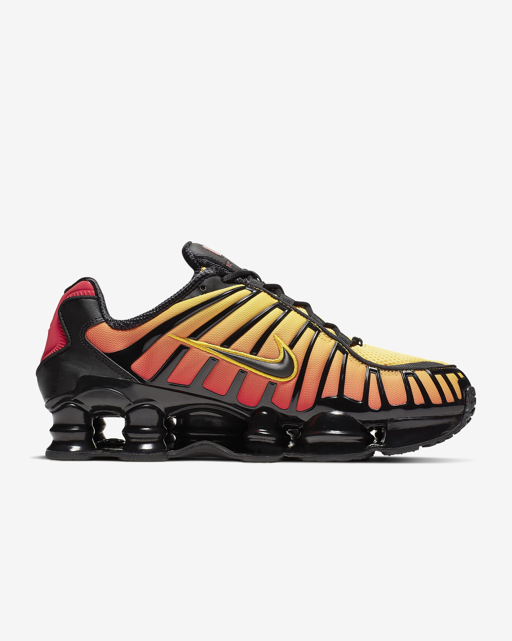 Nike Shox TL Men's Shoes - Black/Amarillo/University Red/Black