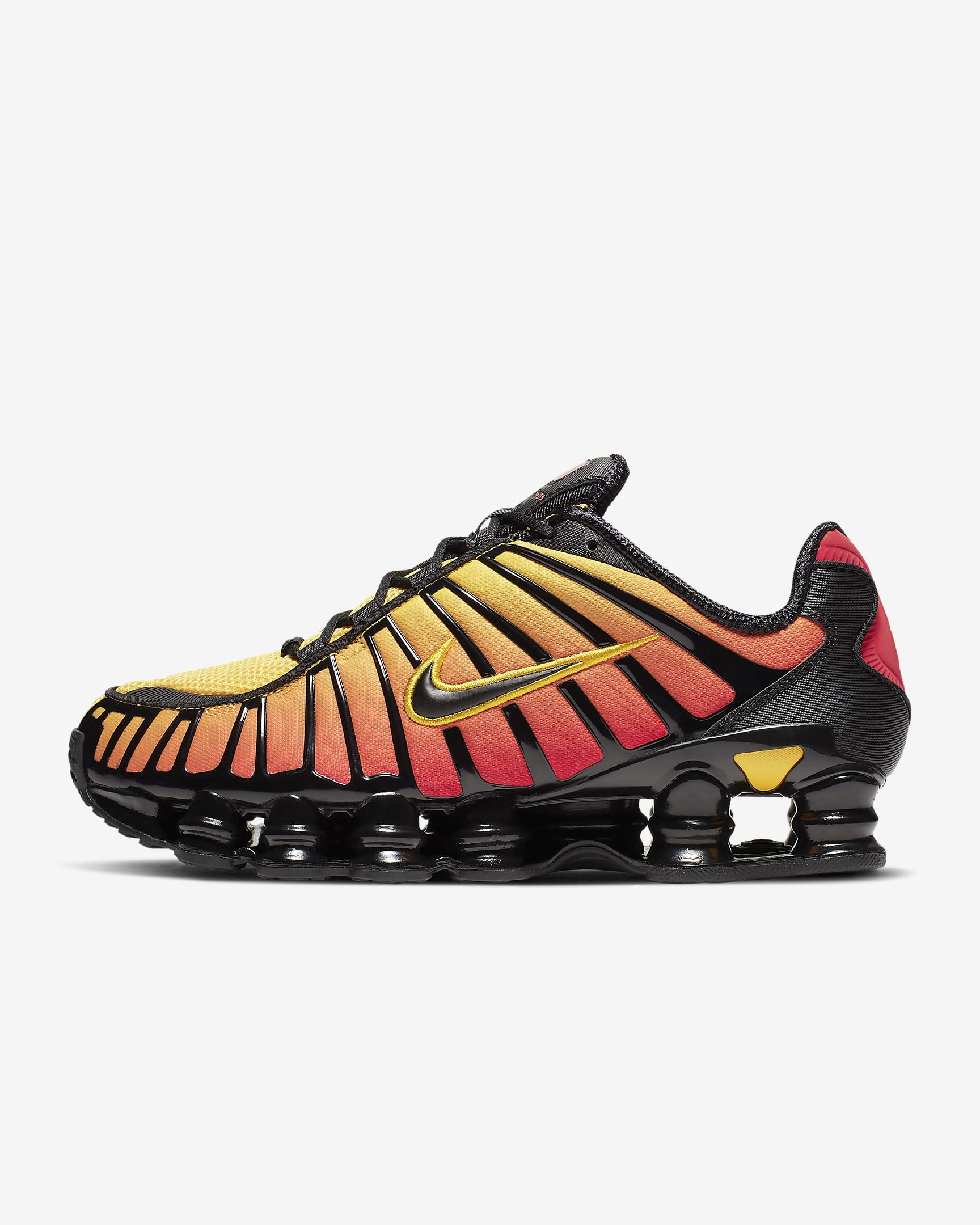 Nike Shox TL Men's Shoes - Black/Amarillo/University Red/Black