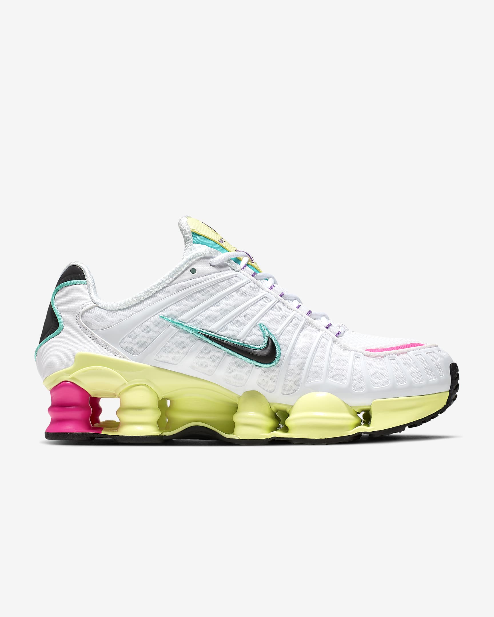 Nike Shox TL Schuh - Weiß/Luminous Green/Bright Violet/Schwarz