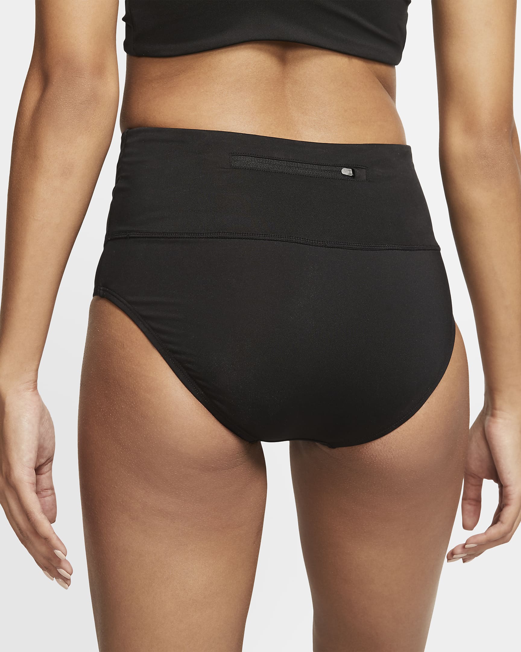 Nike Essential Women's High-Waisted Swim Bottoms - Black